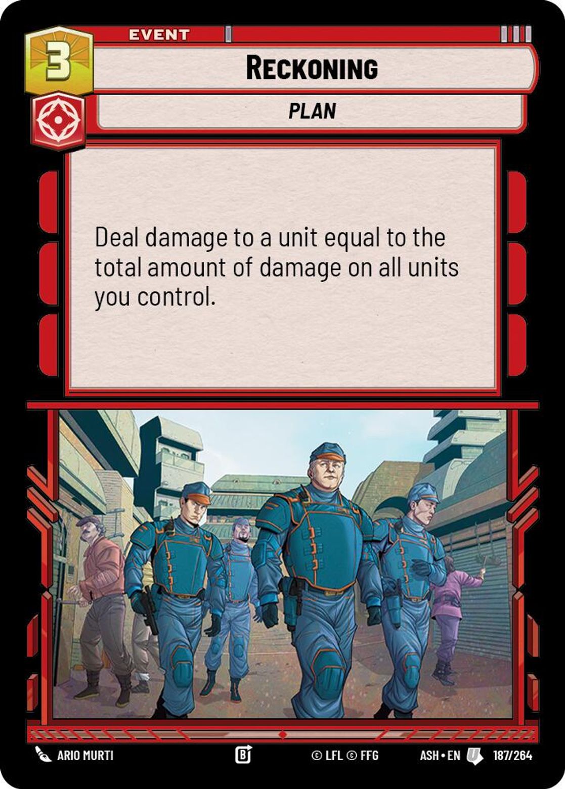 Reckoning card art