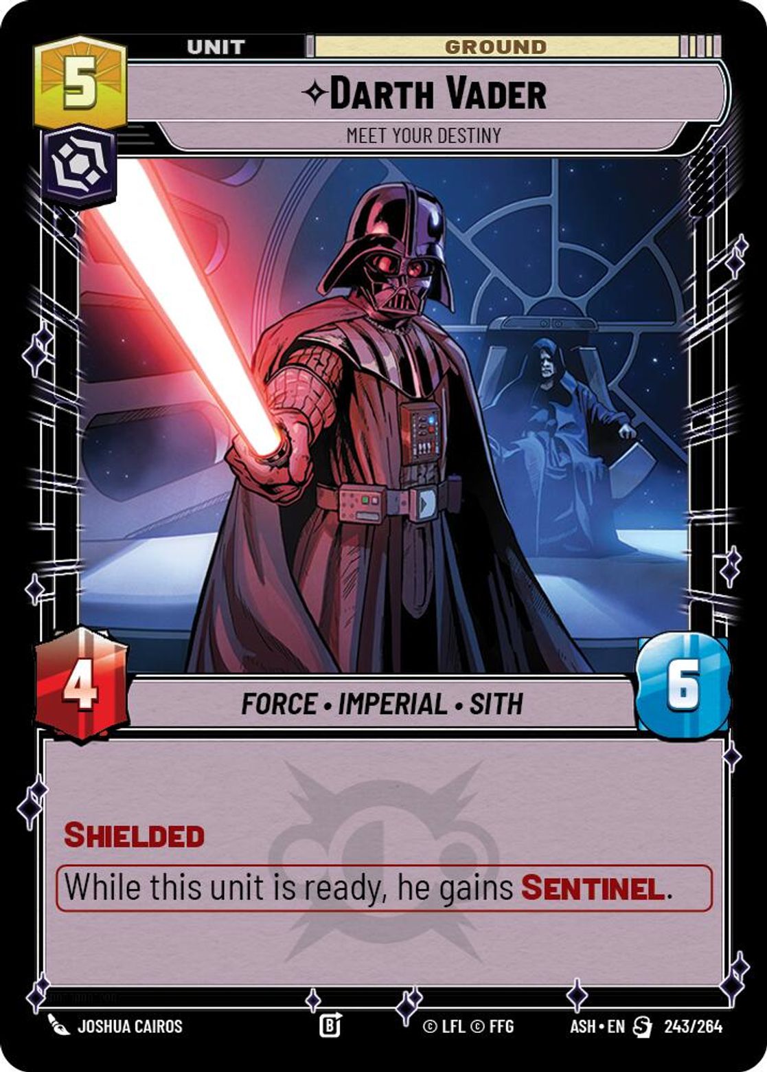 Darth Vader, Meet Your Destiny card art