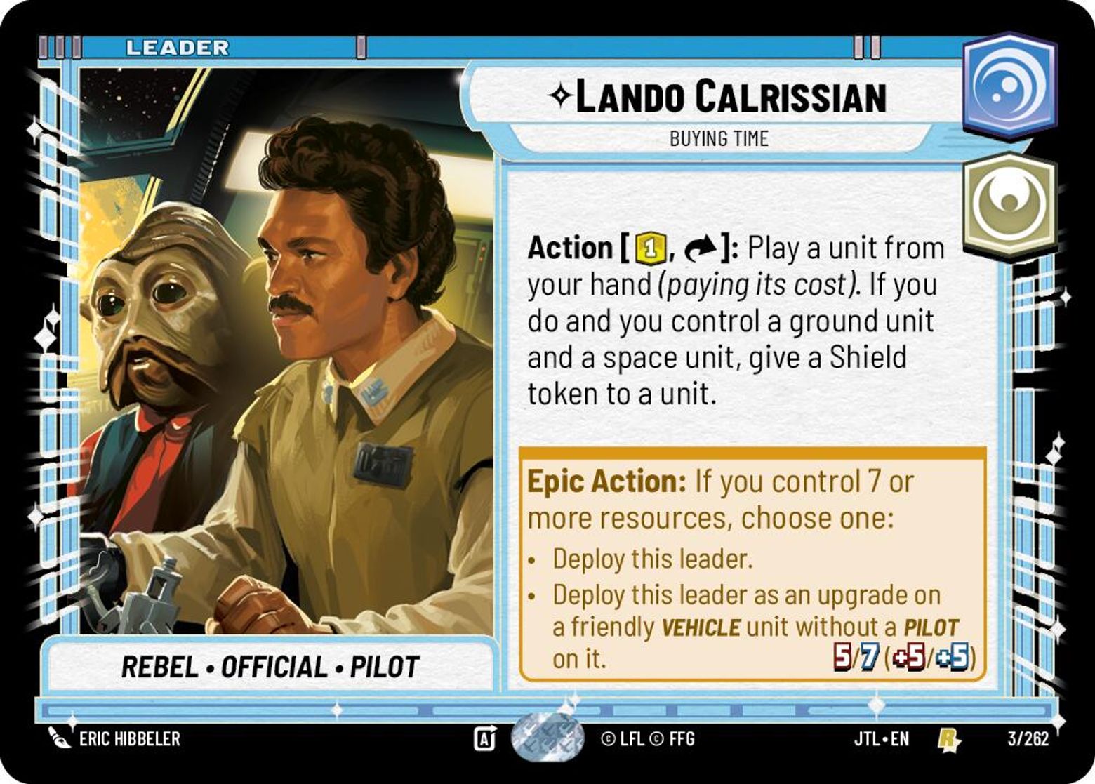 Lando Calrissian, Buying Time