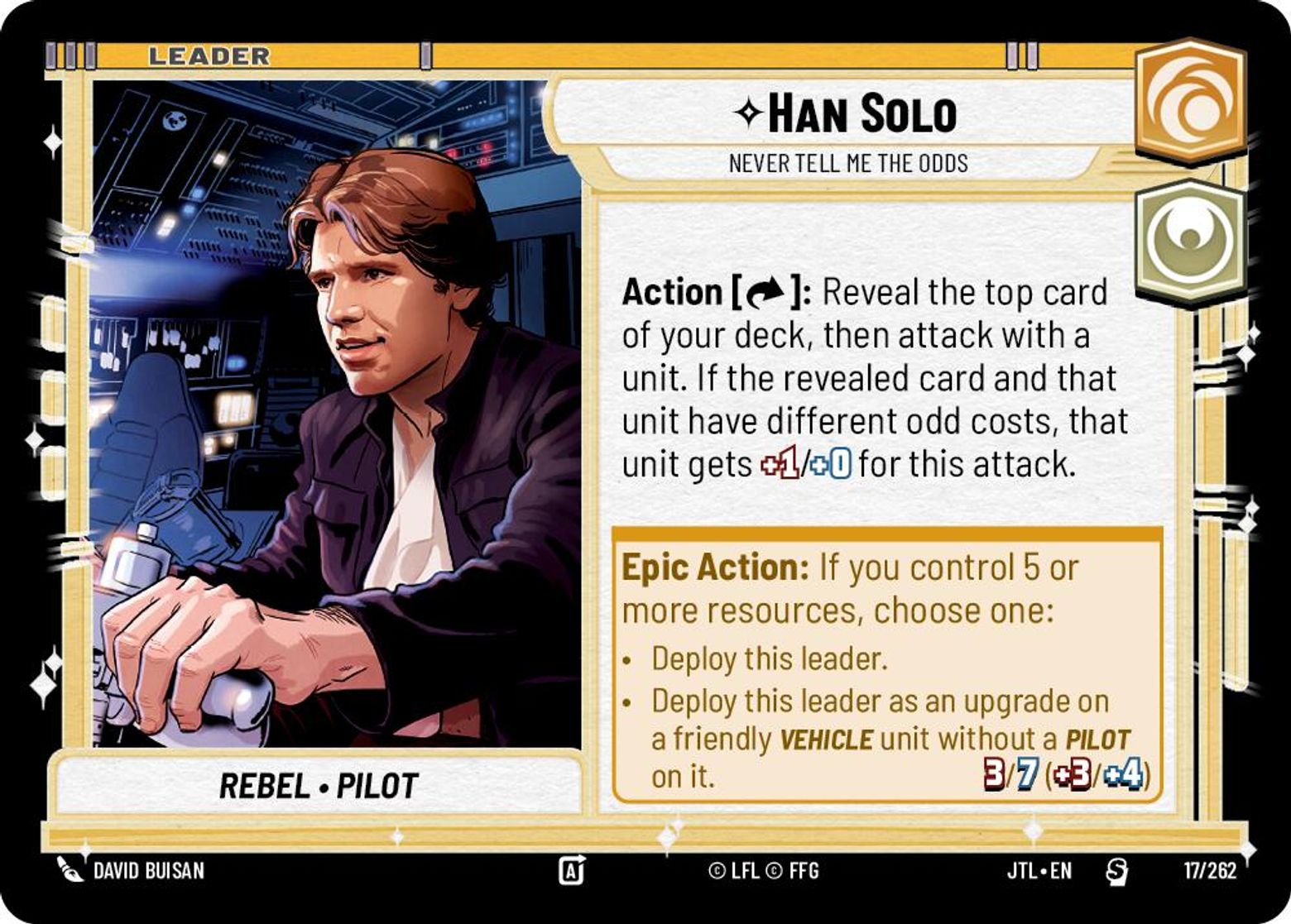 Han Solo, Never Tell Me the Odds