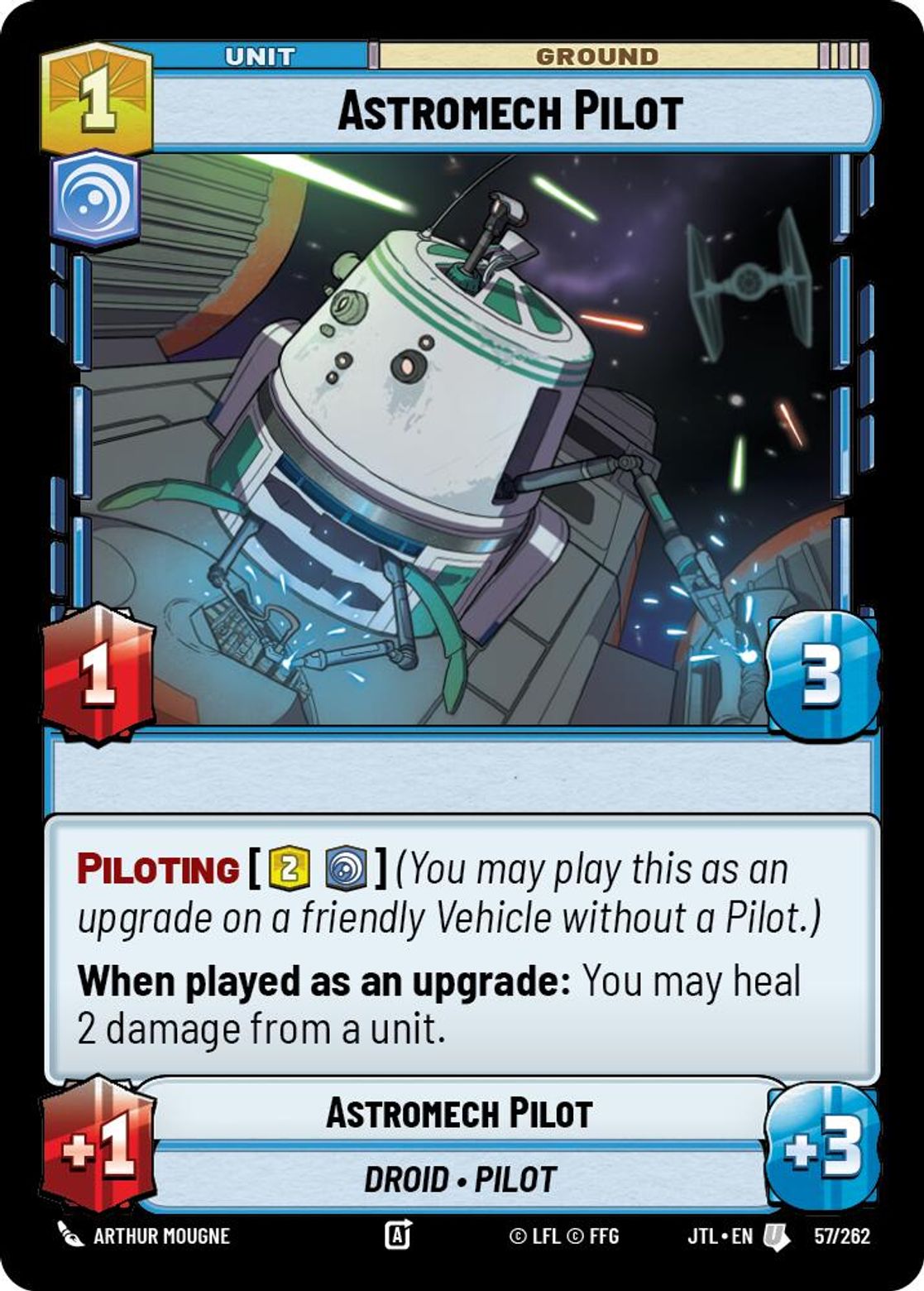 Astromech Pilot card art