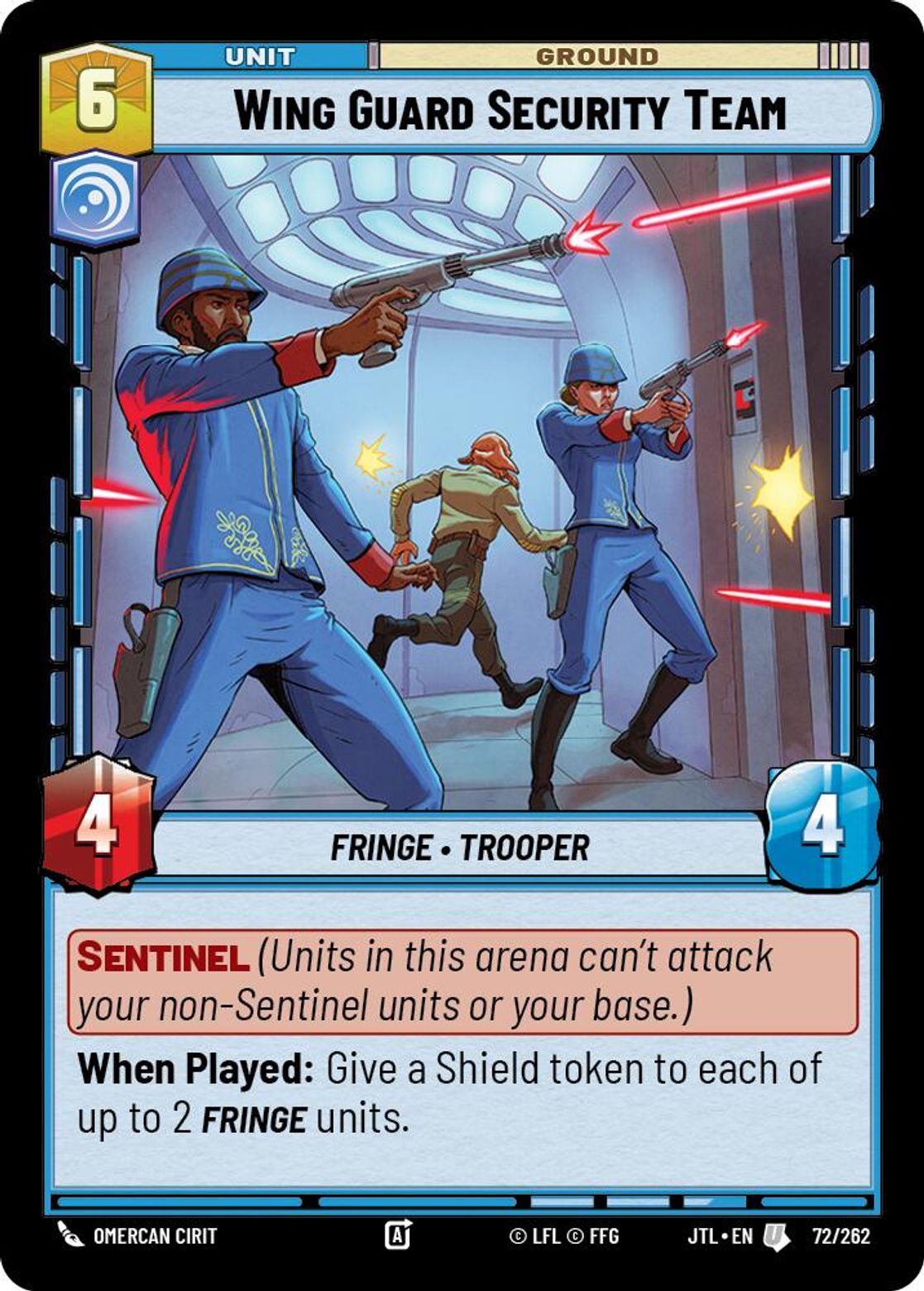 Wing Guard Security Team card art