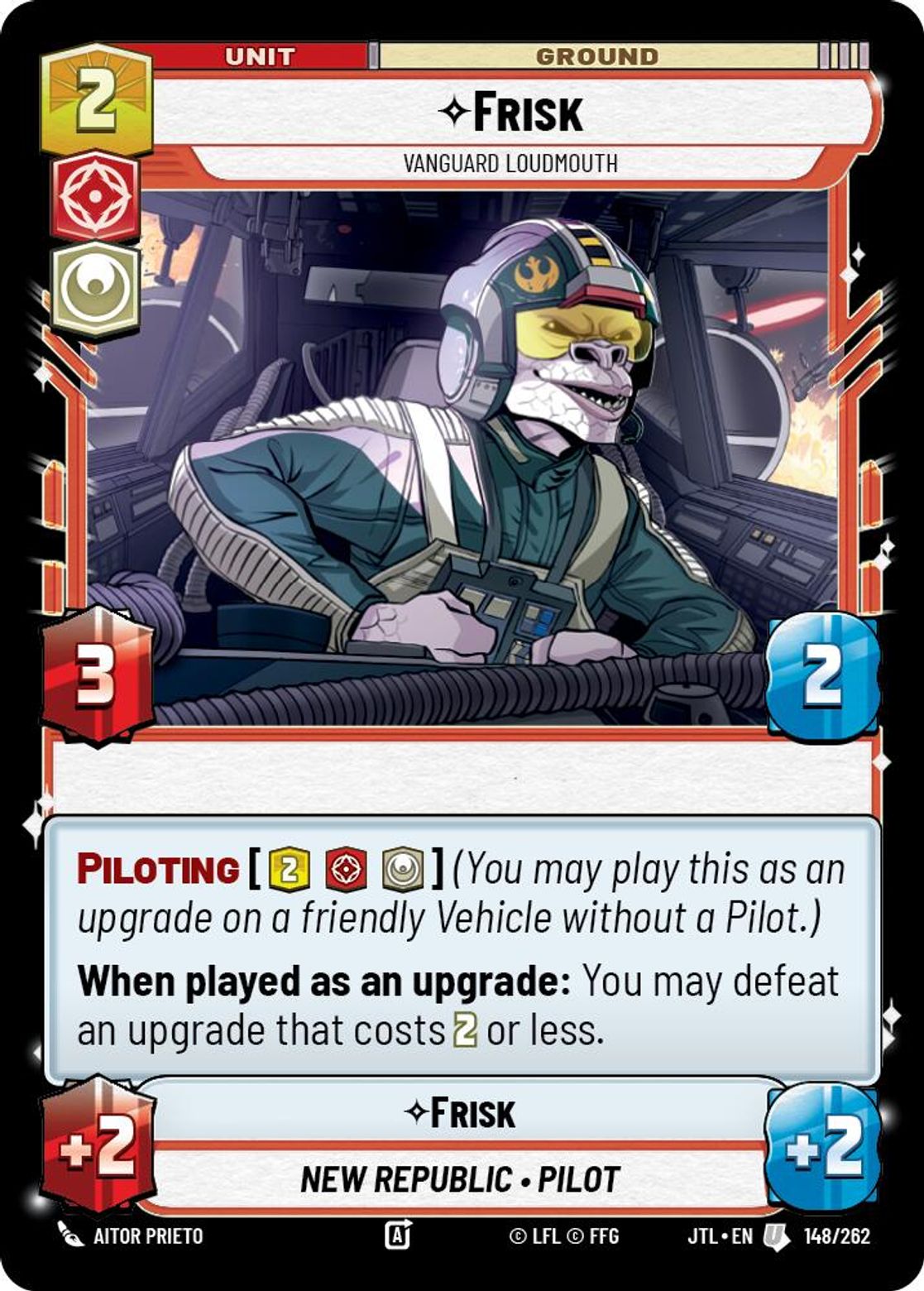 Frisk, Vanguard Loudmouth card art