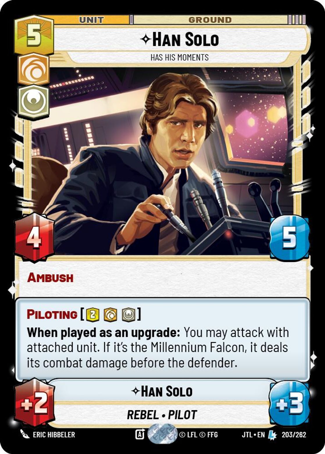 Han Solo, Has His Moments card art