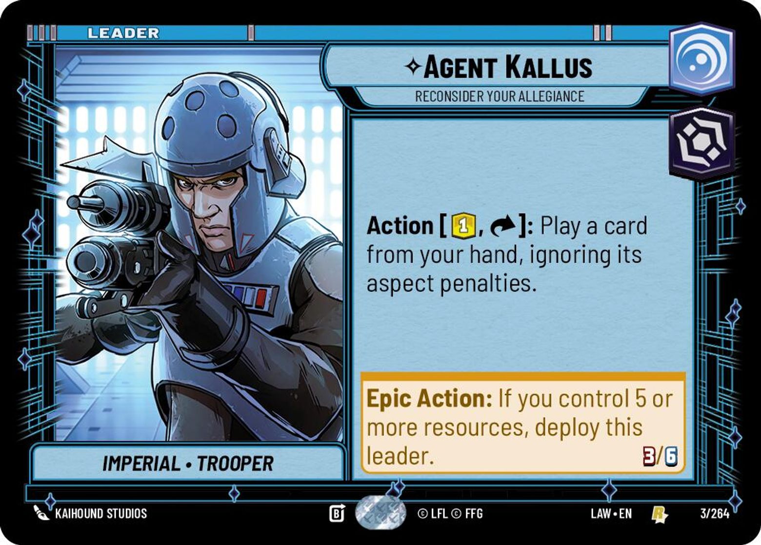 Agent Kallus, Reconsider Your Allegiance card art