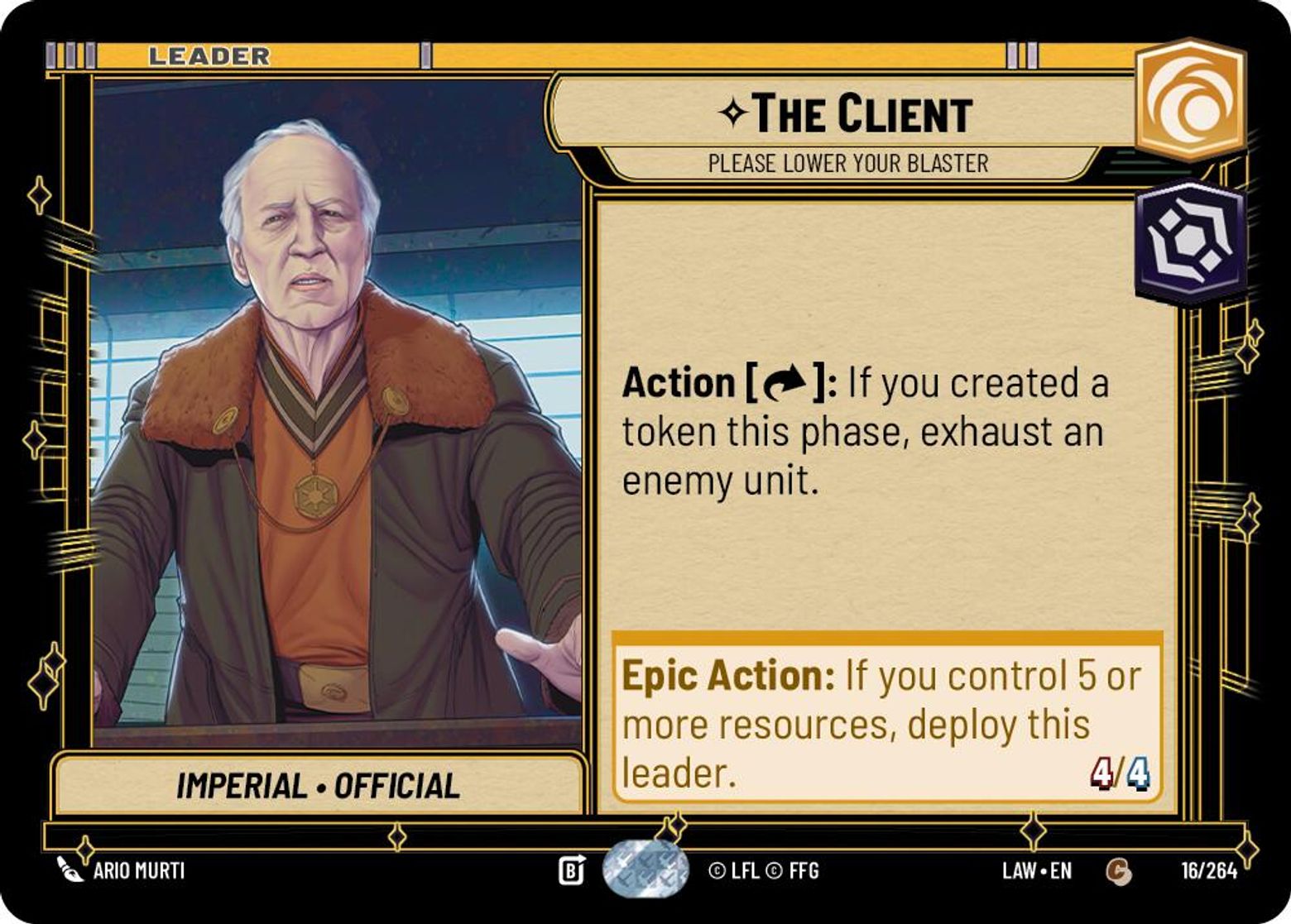 The Client, Please Lower Your Blaster