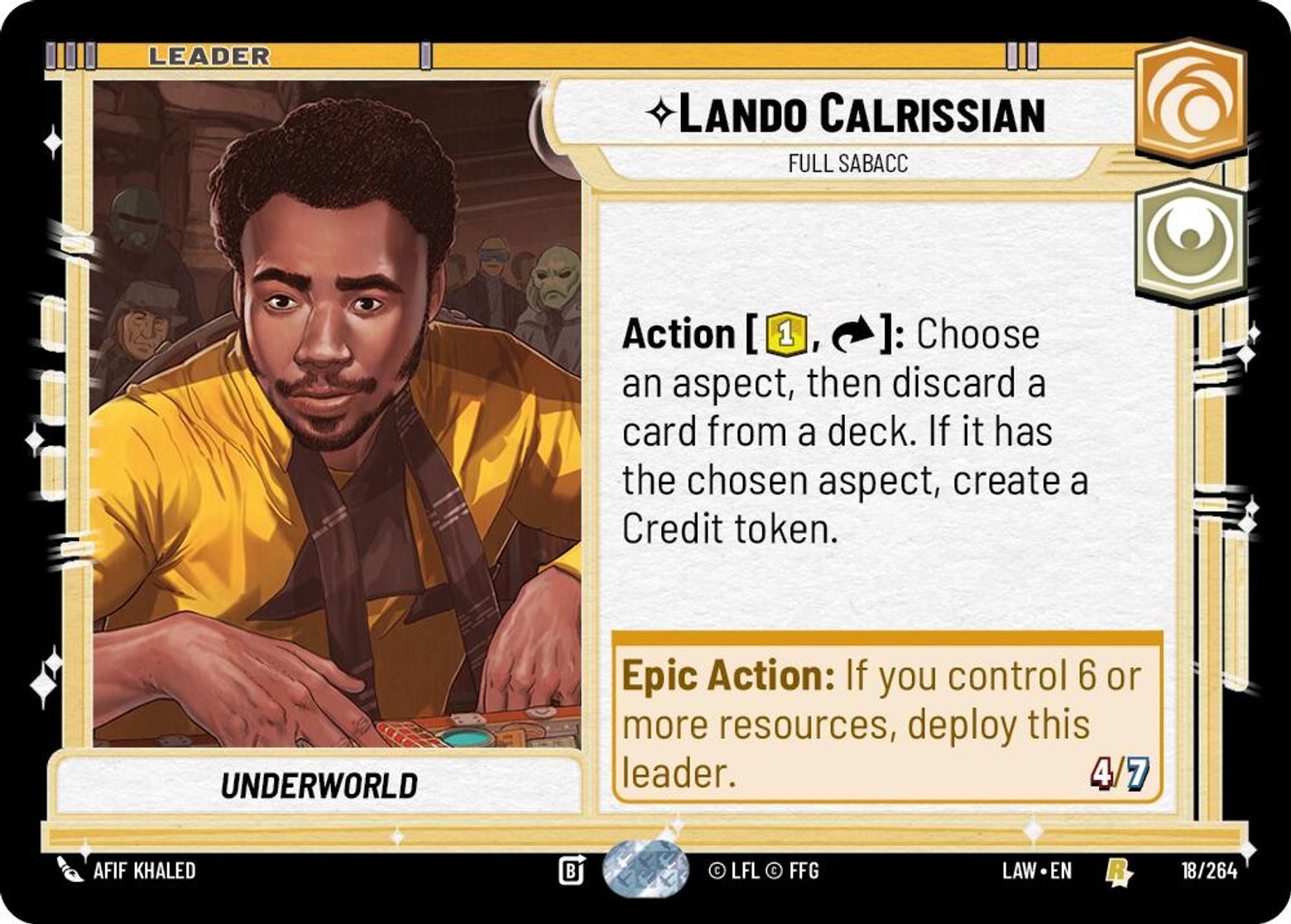 Lando Calrissian, Full Sabacc