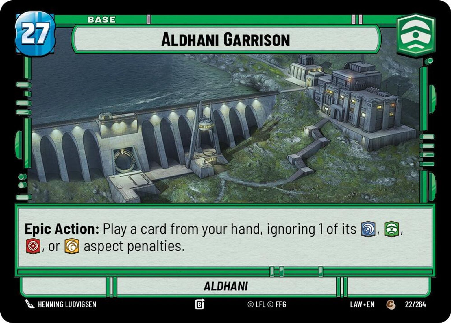 Aldhani Garrison card art