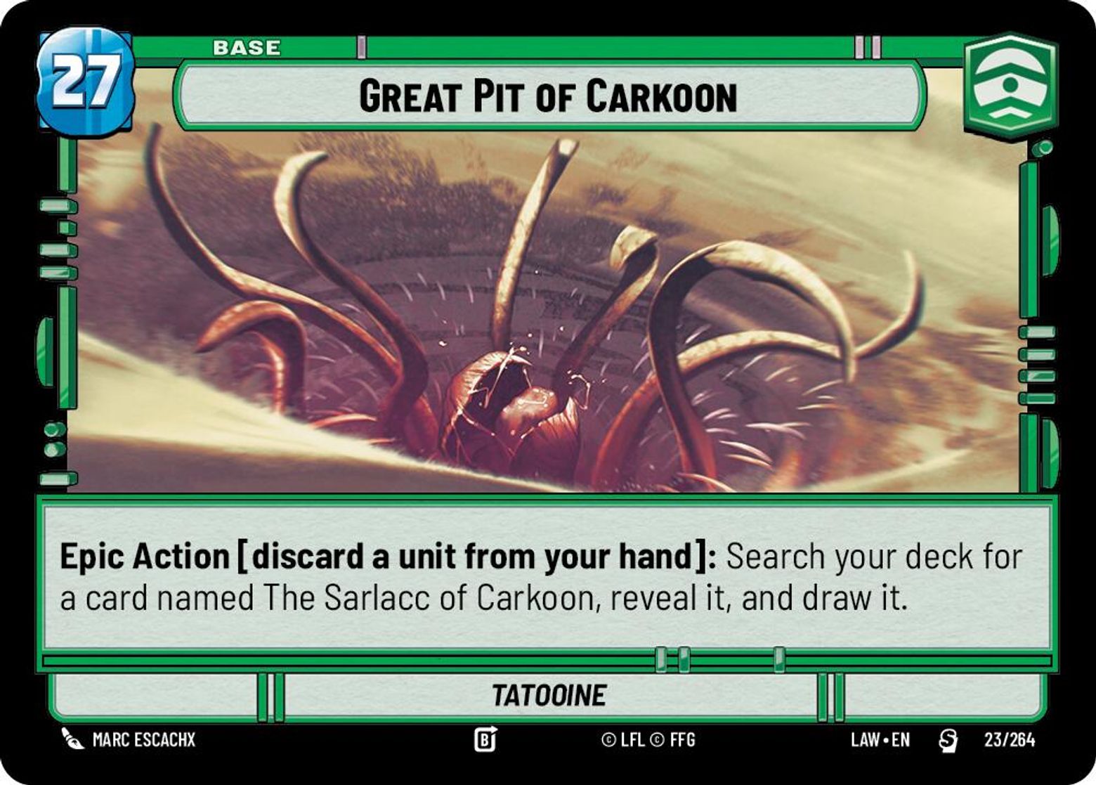 Great Pit of Carkoon card art