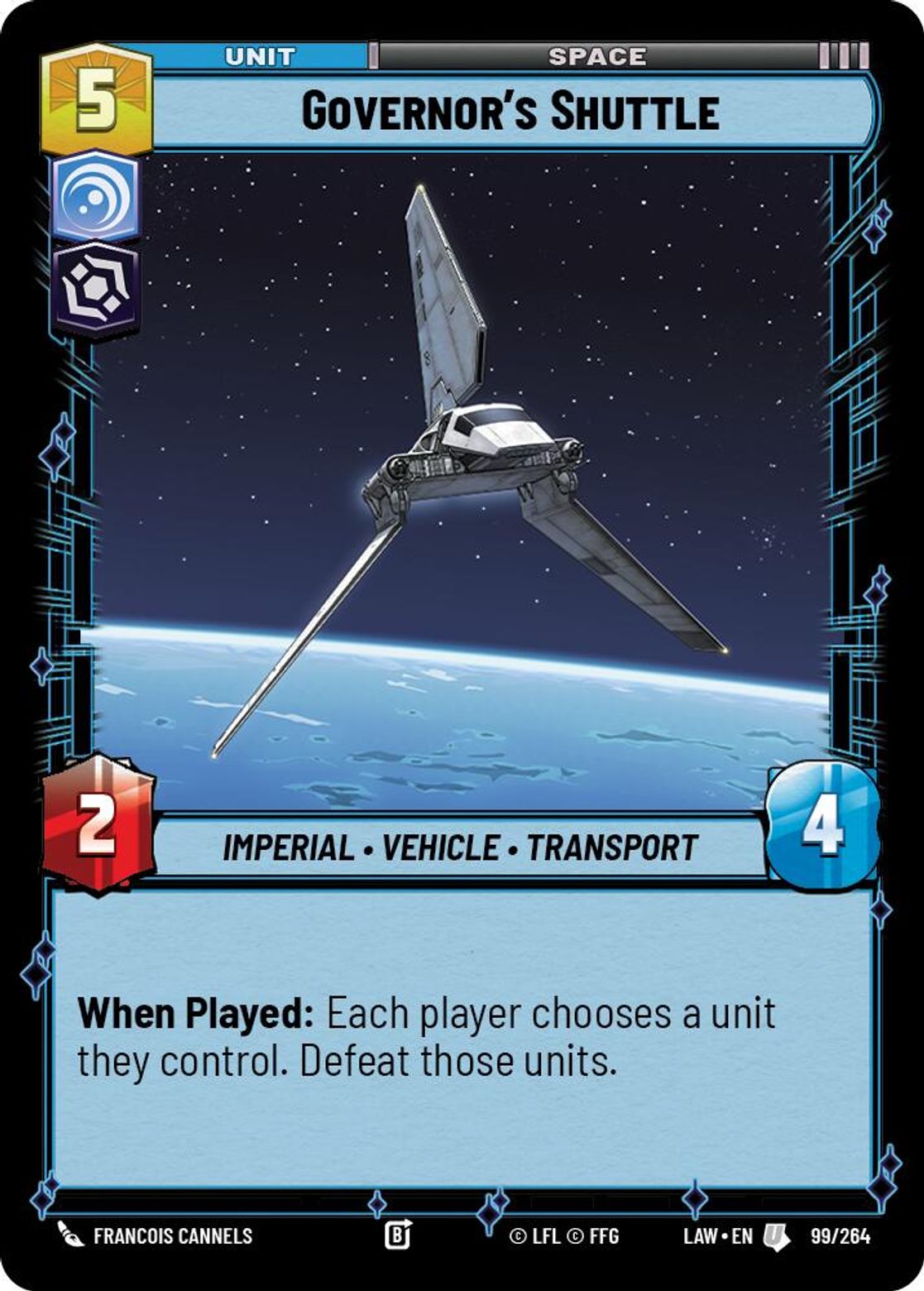 Governor's Shuttle card art