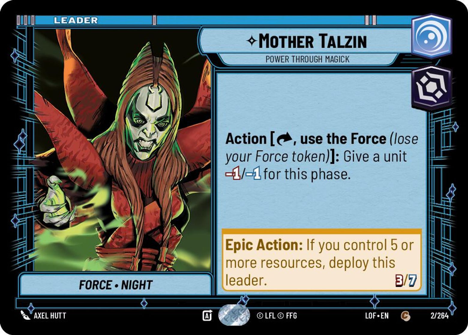 Mother Talzin, Power Through Magick card art