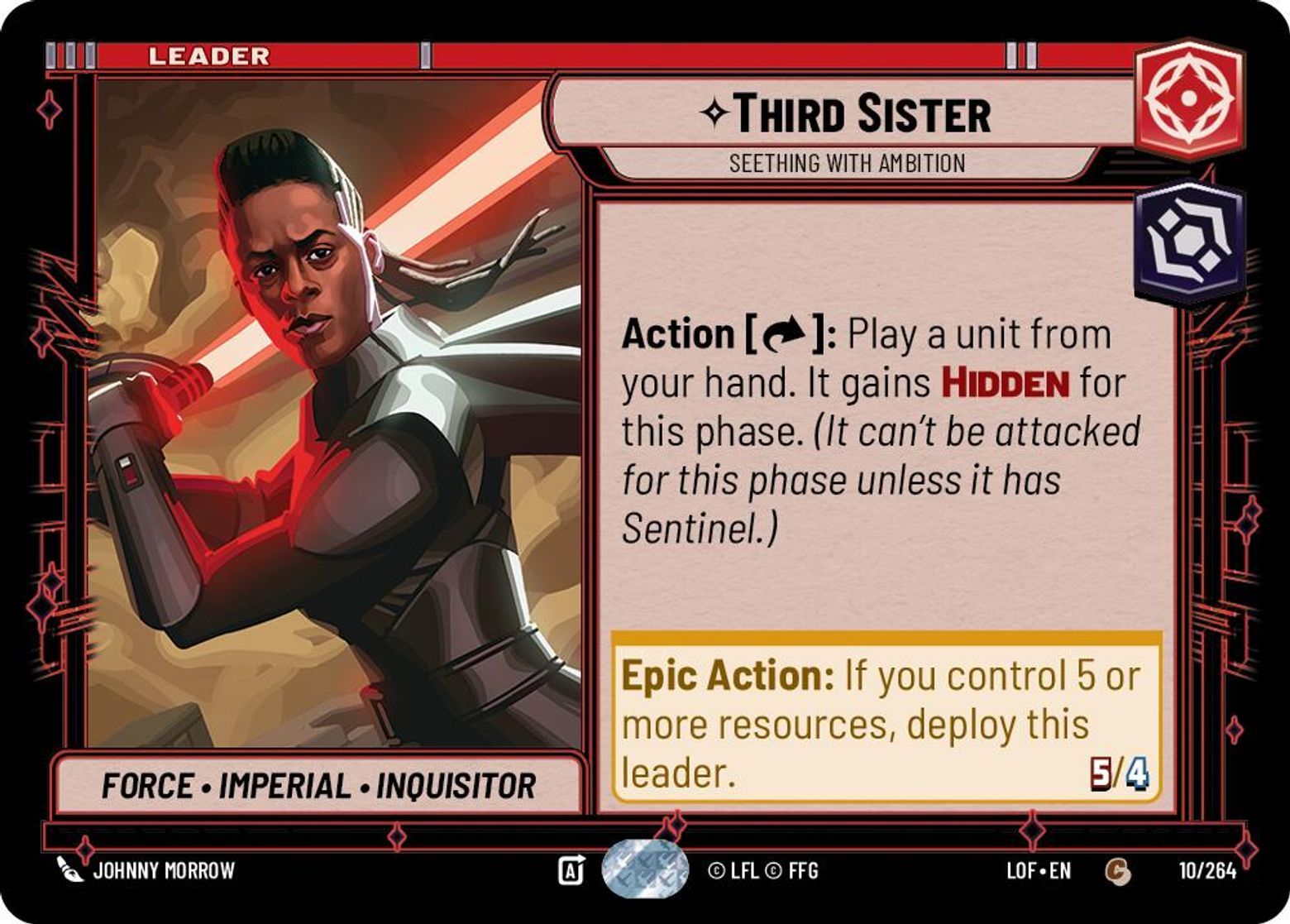Third Sister, Seething With Ambition card art