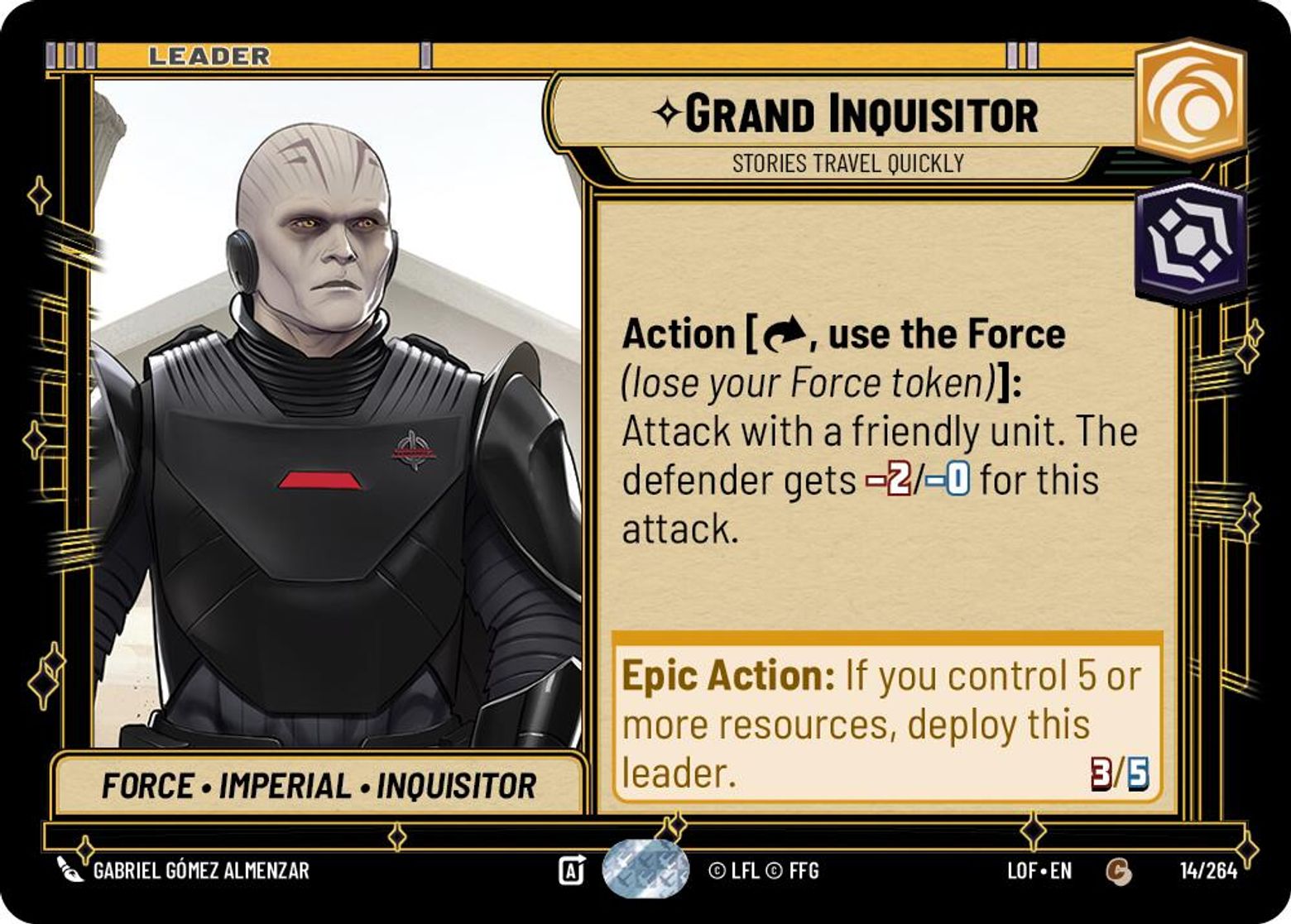 Grand Inquisitor, Stories Travel Quickly card art