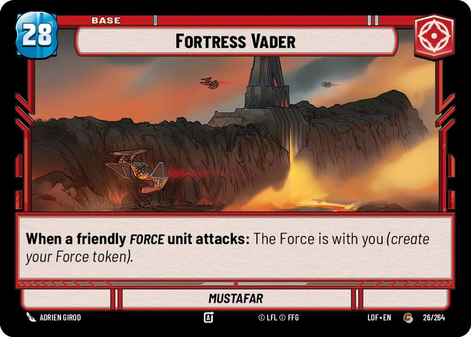 Fortress Vader card art