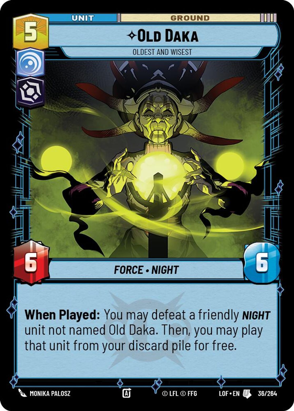 Old Daka, Oldest and Wisest card art