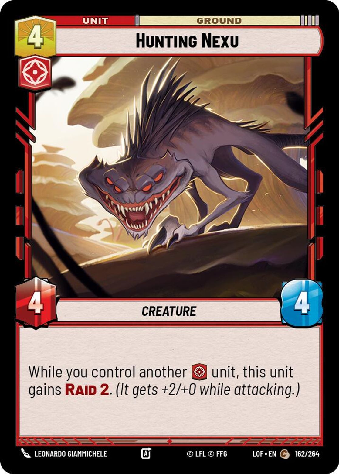 Hunting Nexu card art