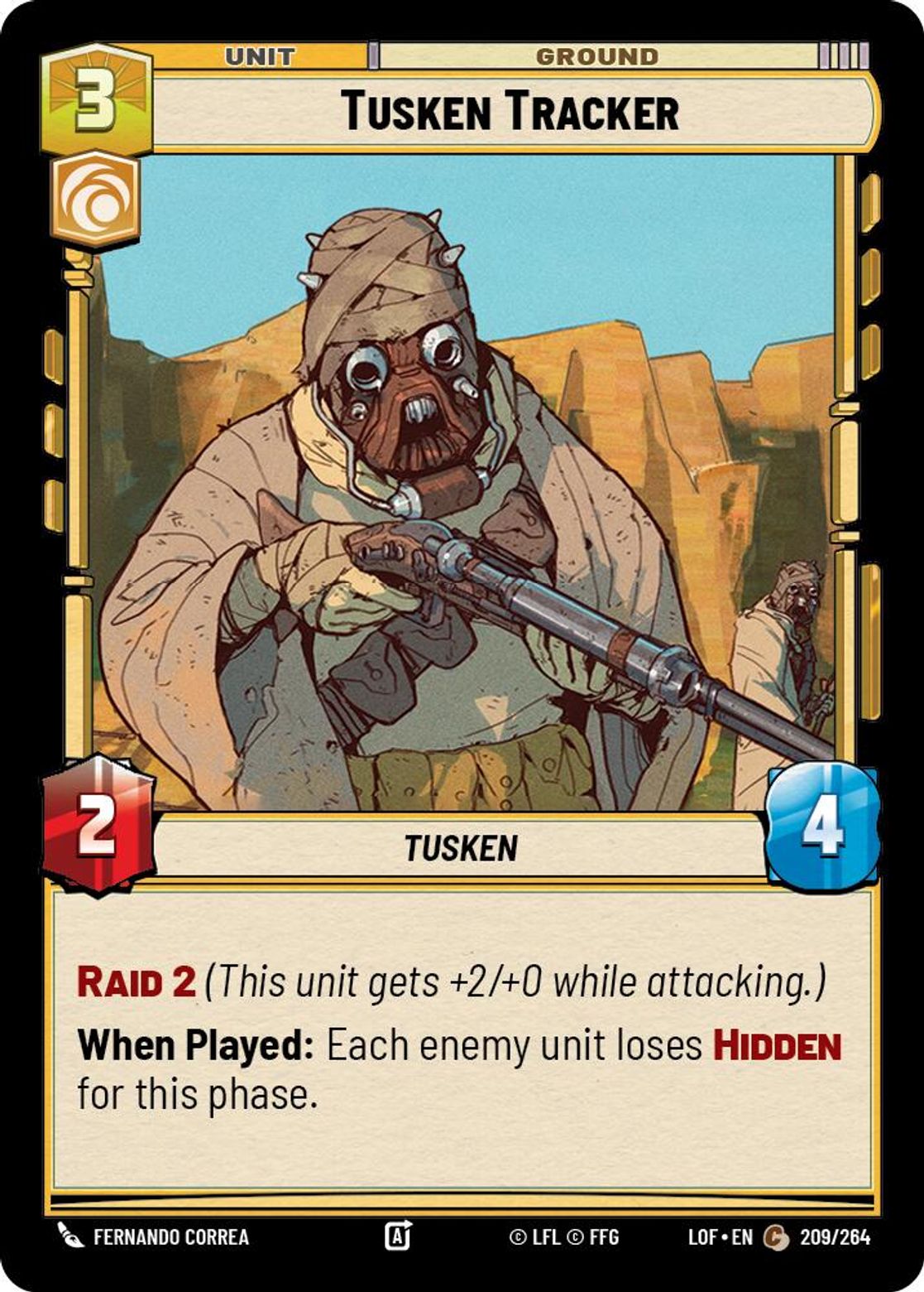 Tusken Tracker card art