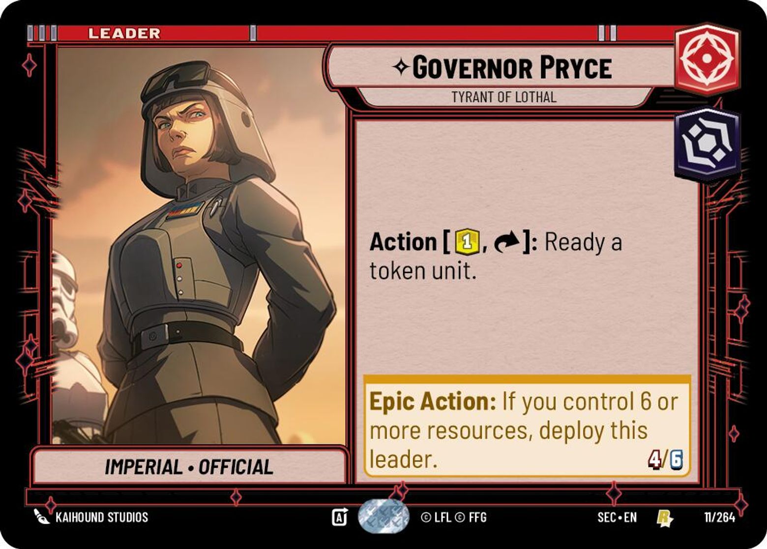 Governor Pryce, Tyrant of Lothal