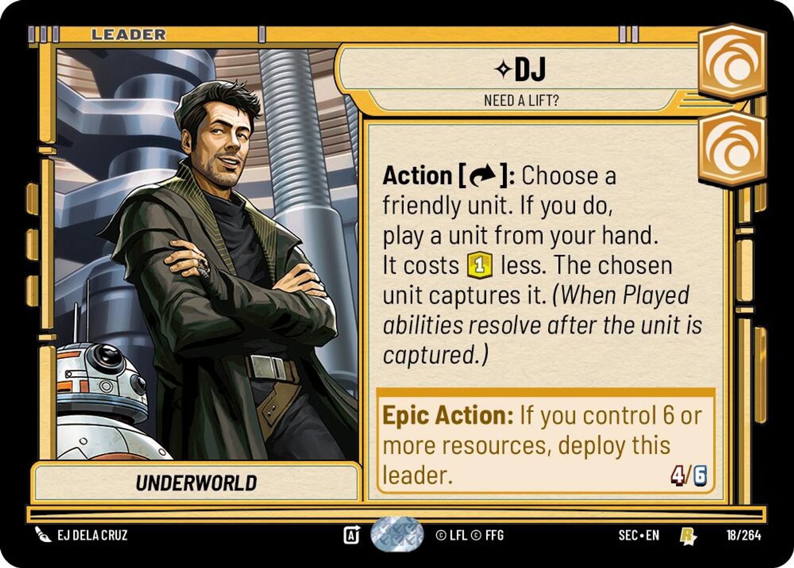 DJ, Need a Lift? card art