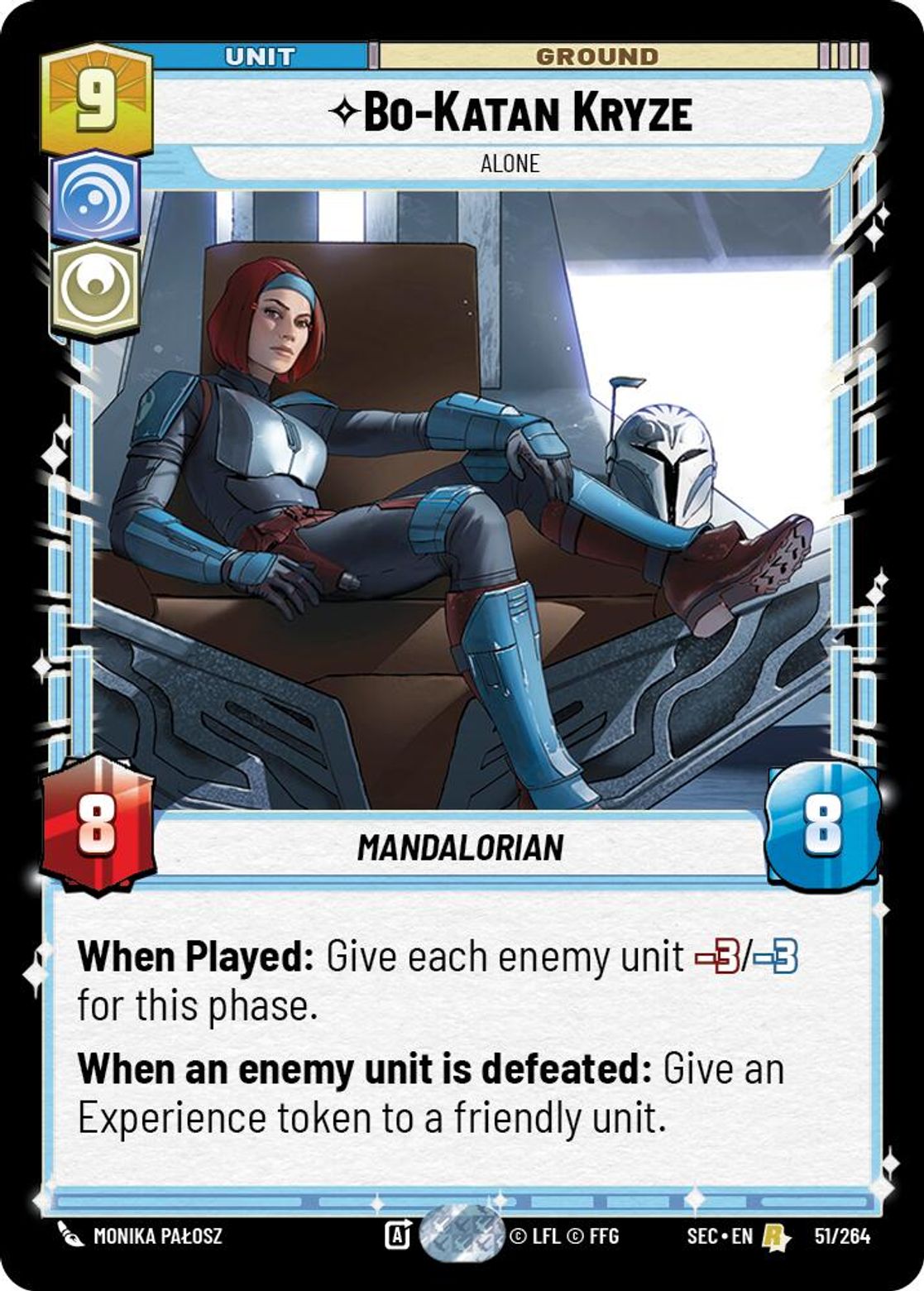 Bo-Katan Kryze, Alone card art