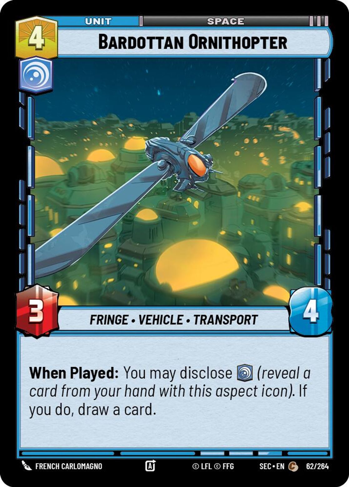 Bardottan Ornithopter card art