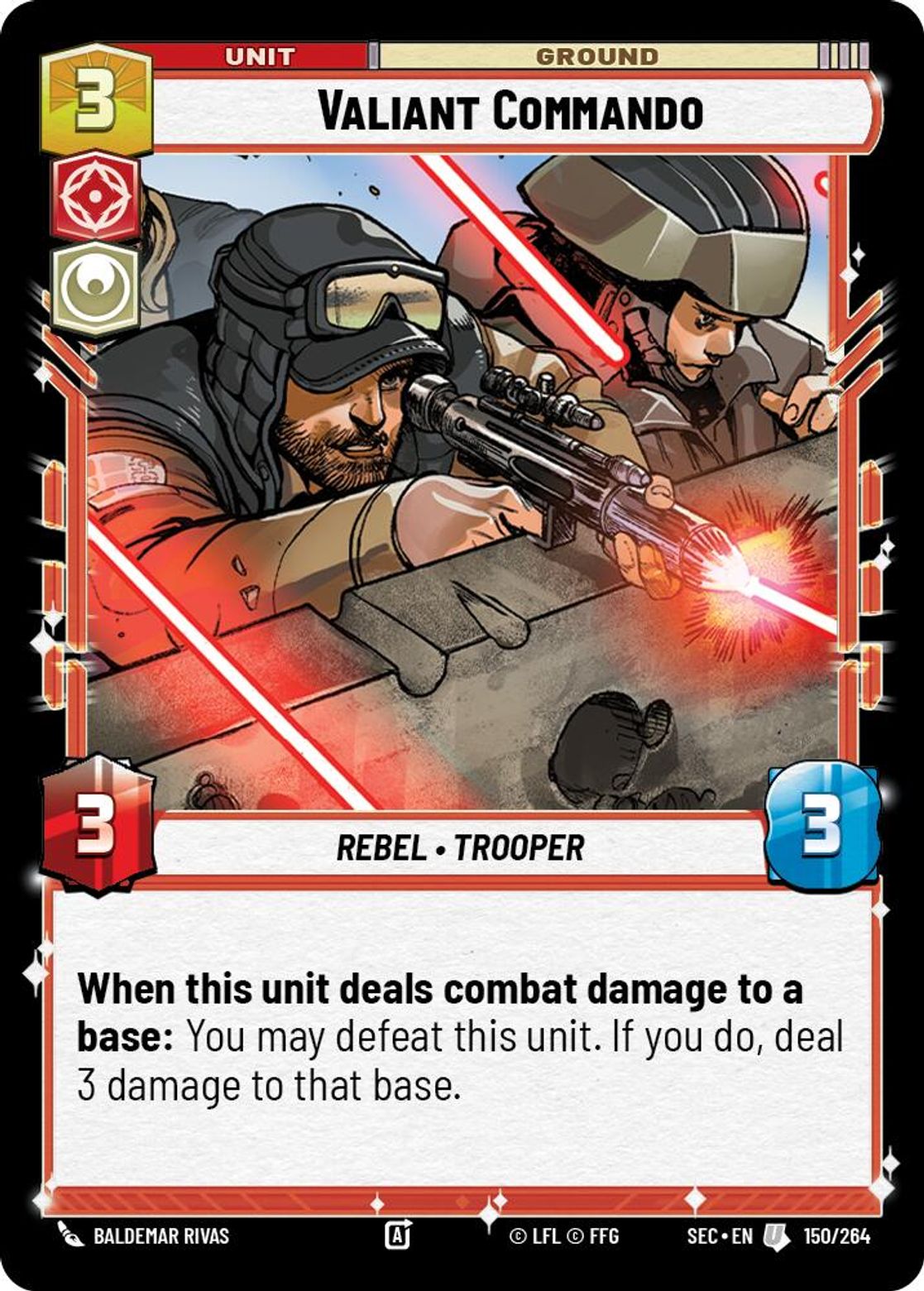 Valiant Commando card art
