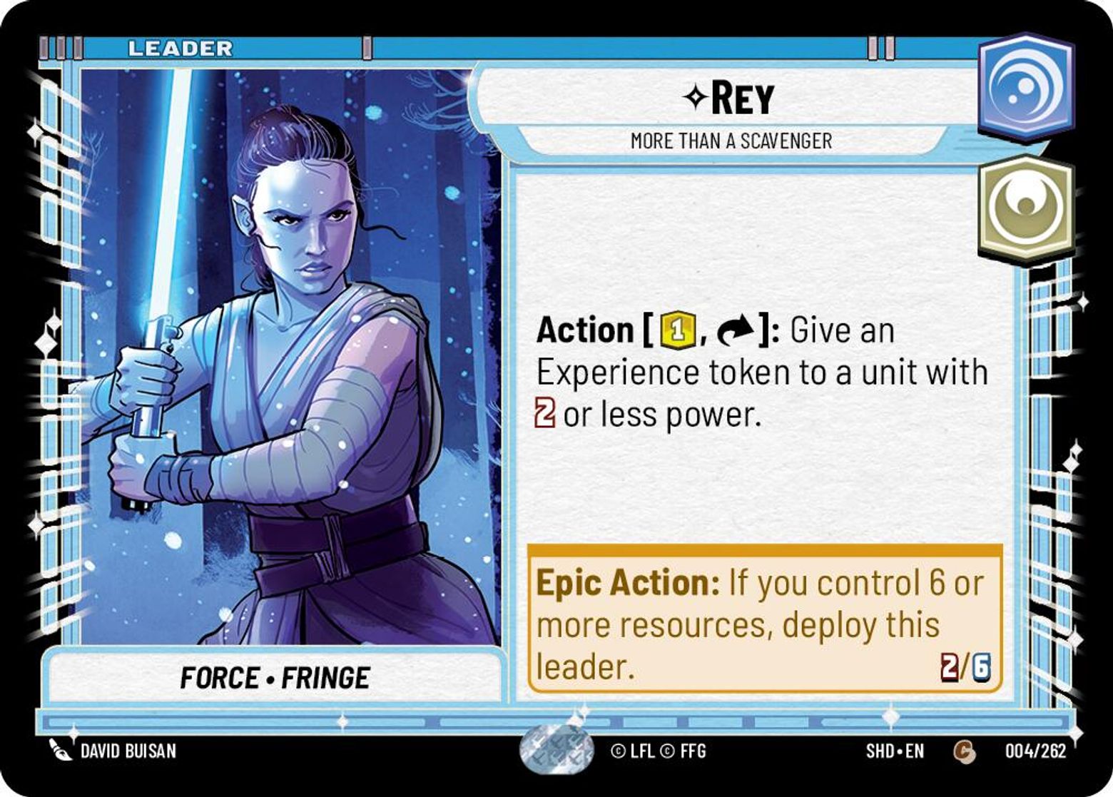 Rey, More Than a Scavenger card art