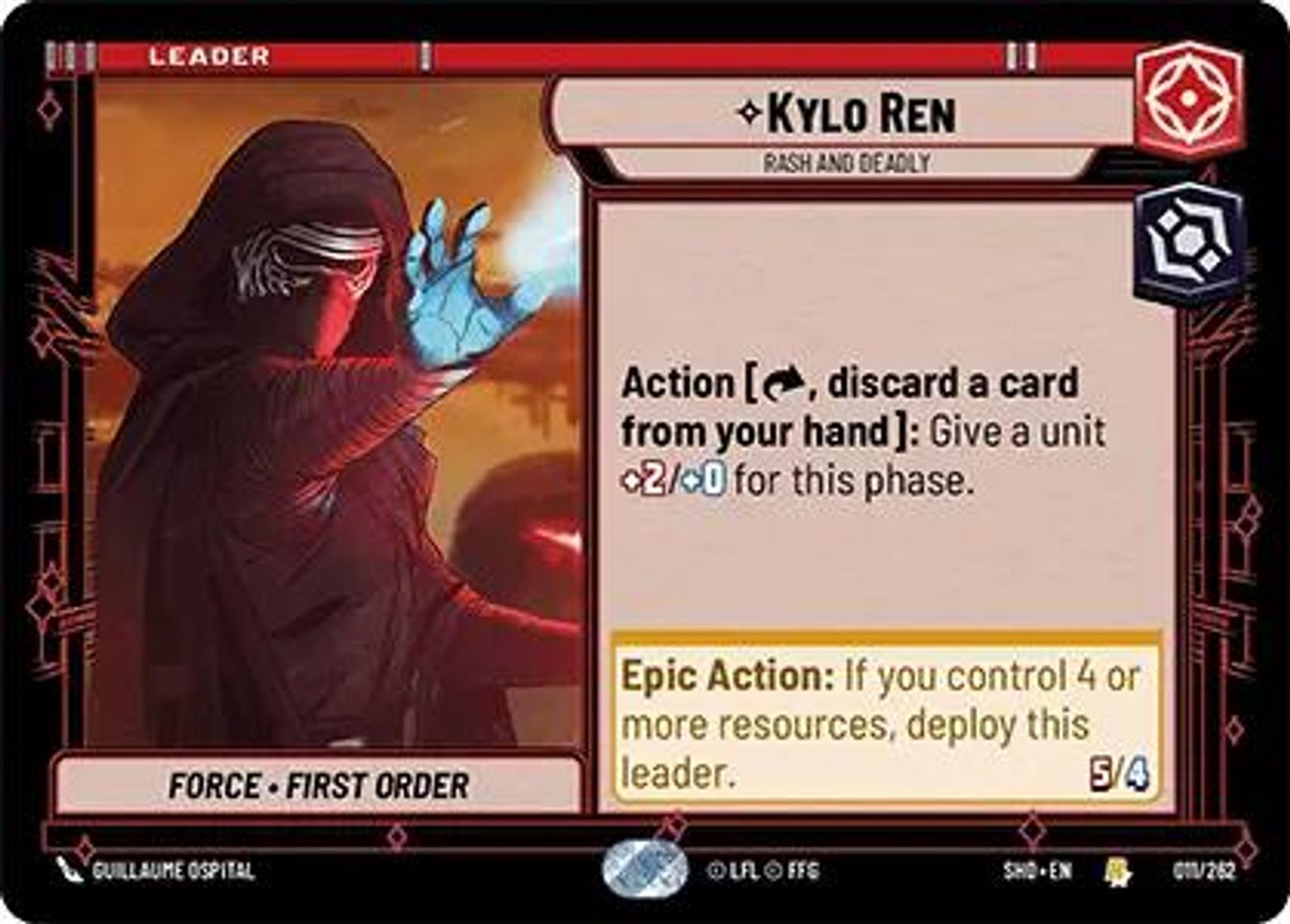 Kylo Ren, Rash and Deadly