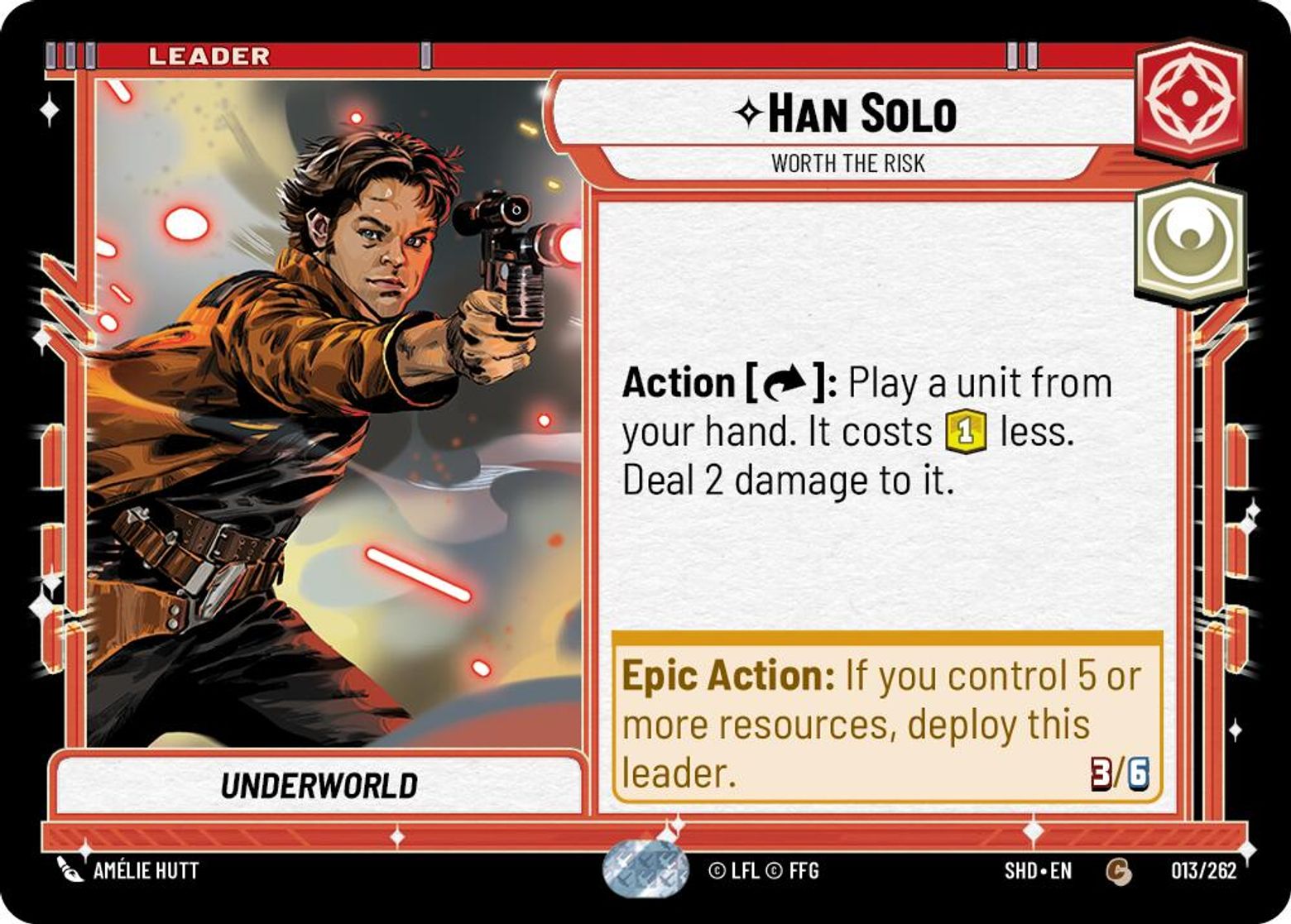 Han Solo, Worth the Risk card art