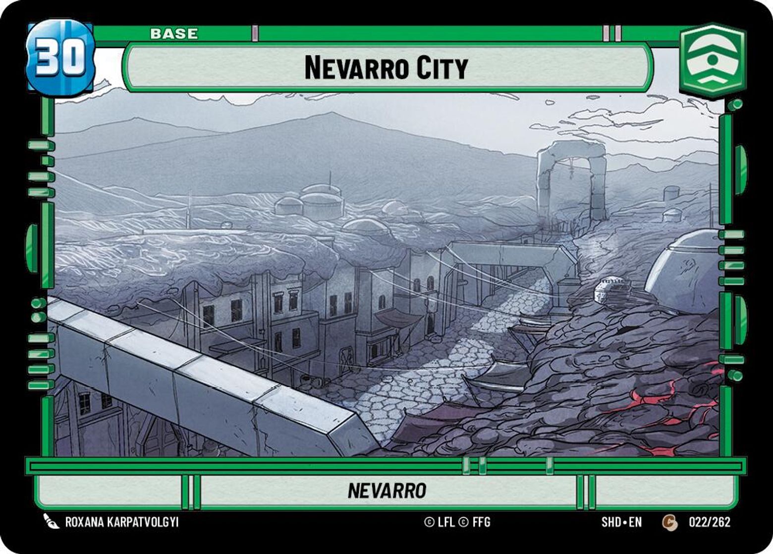 Nevarro City card art