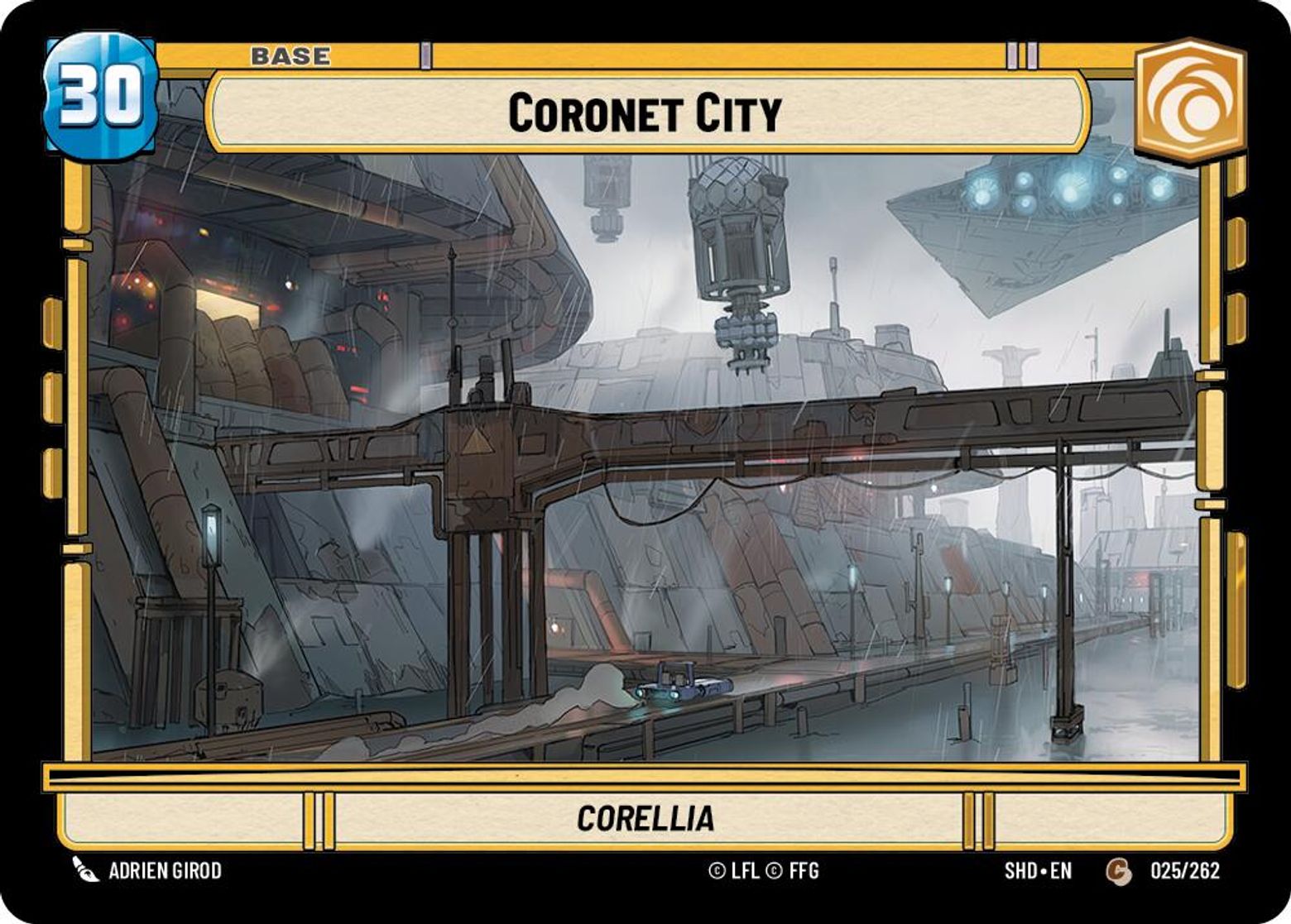 Coronet City card art