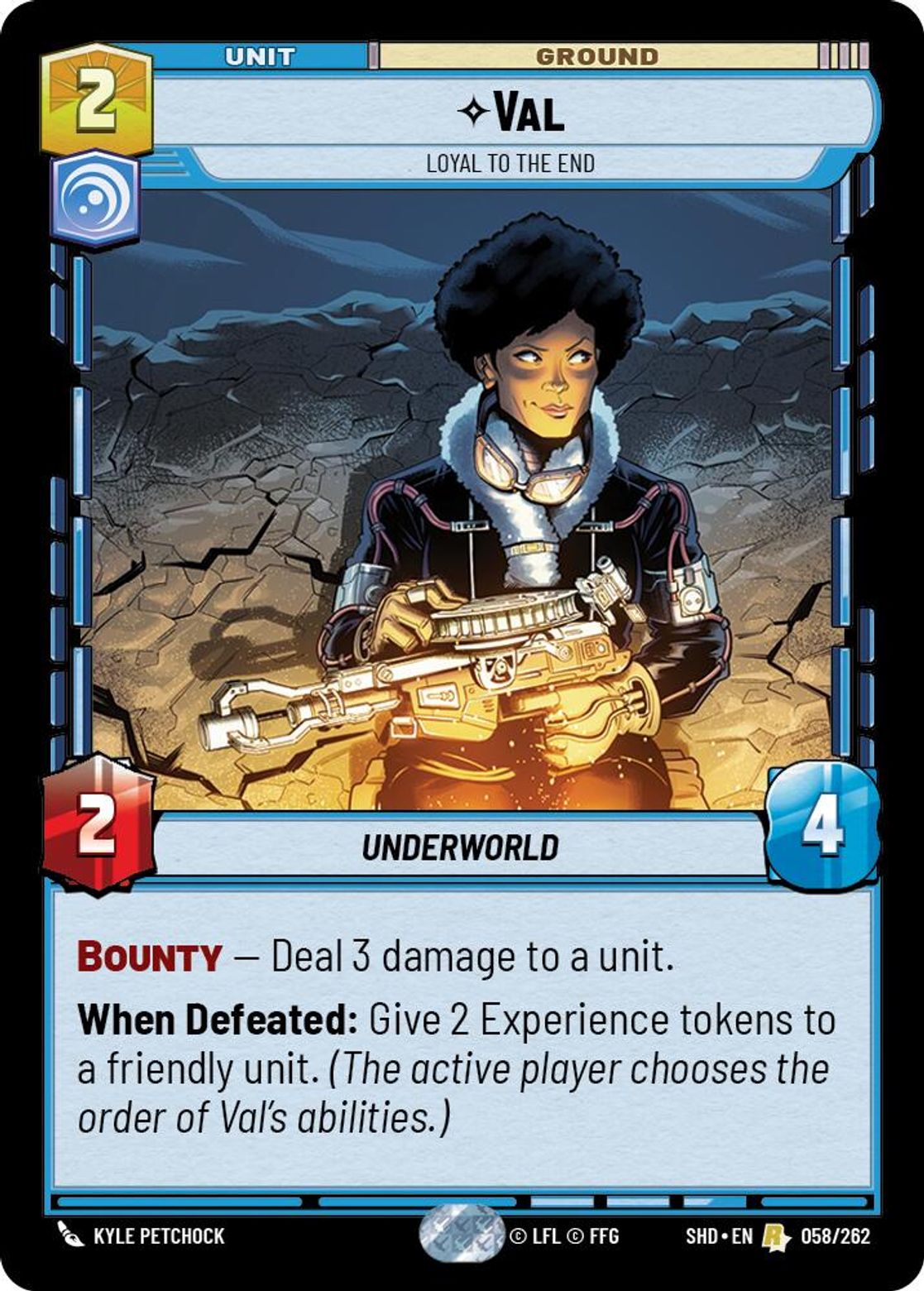 Val, Loyal to the End card art