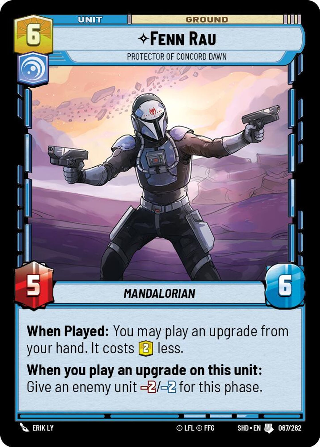 Fenn Rau, Protector of Concord Dawn card art
