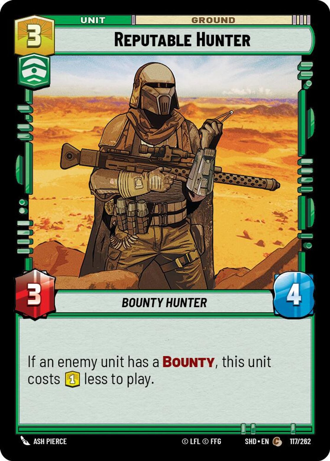 Reputable Hunter card art