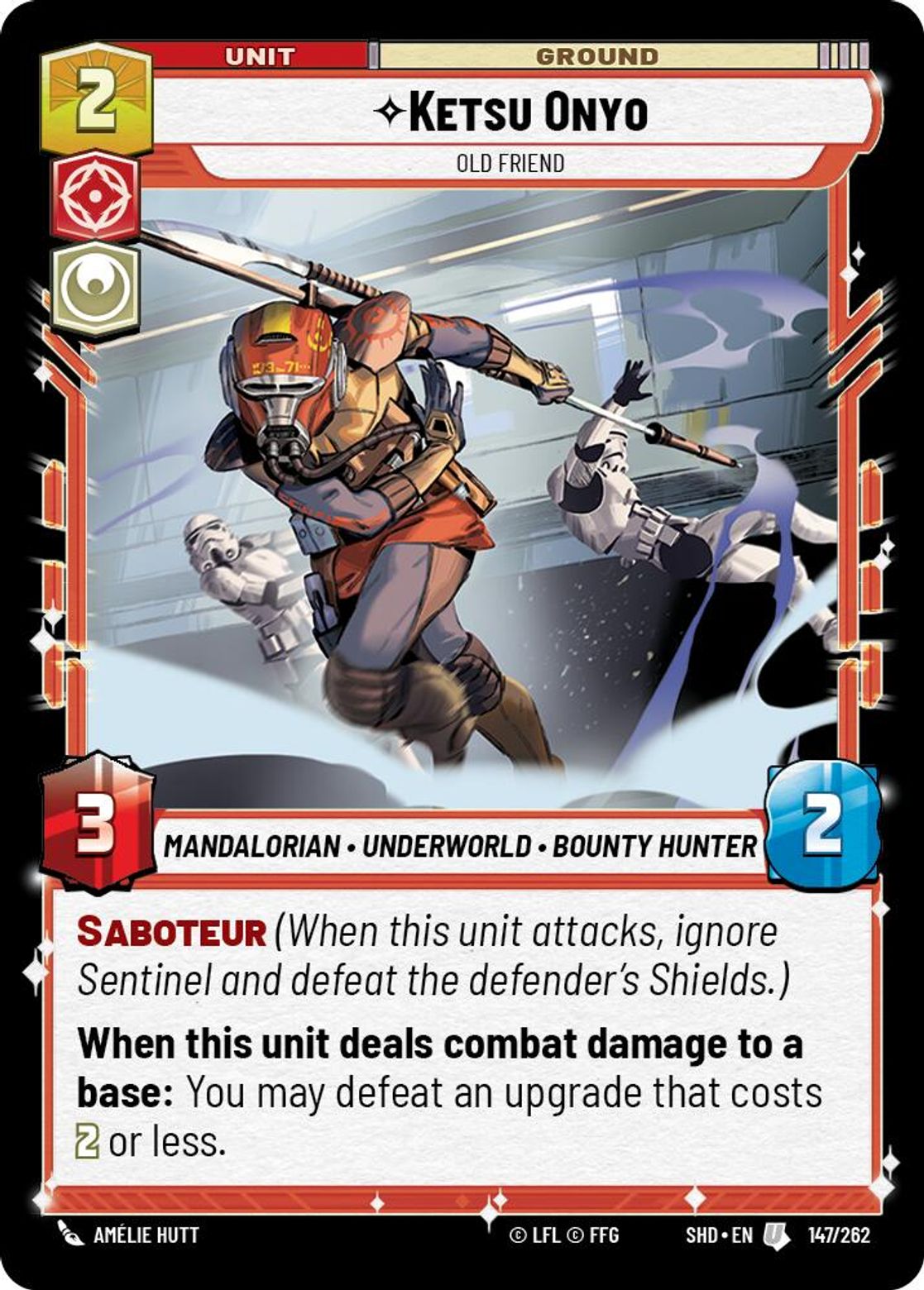 Ketsu Onyo, Old Friend card art