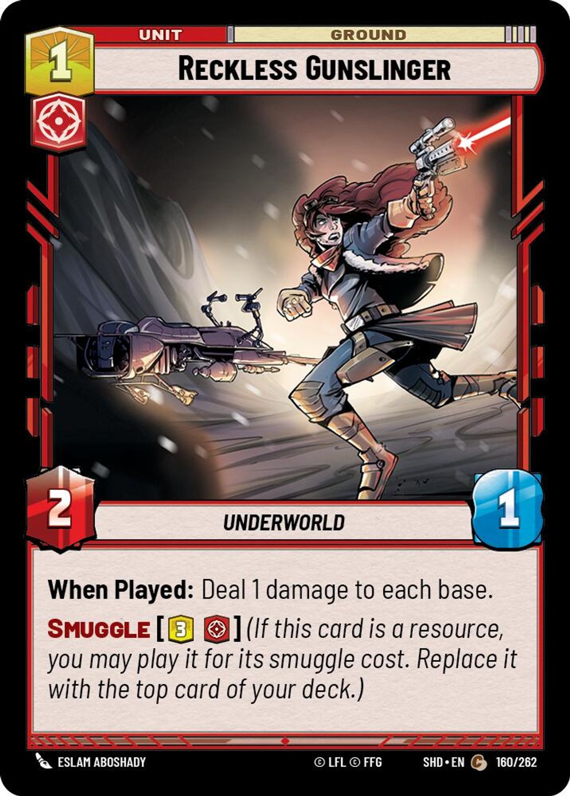 Reckless Gunslinger card art