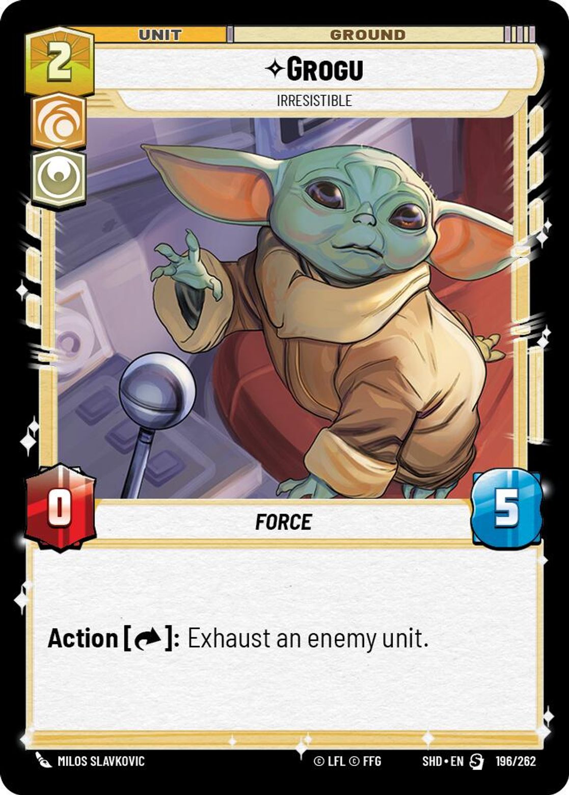 Grogu, Irresistible card art