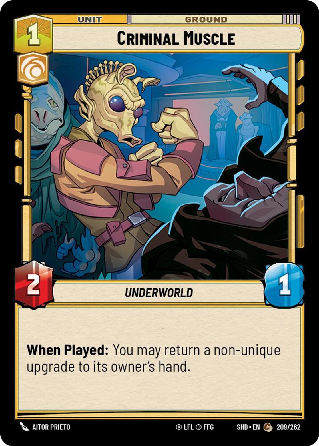 Criminal Muscle card art