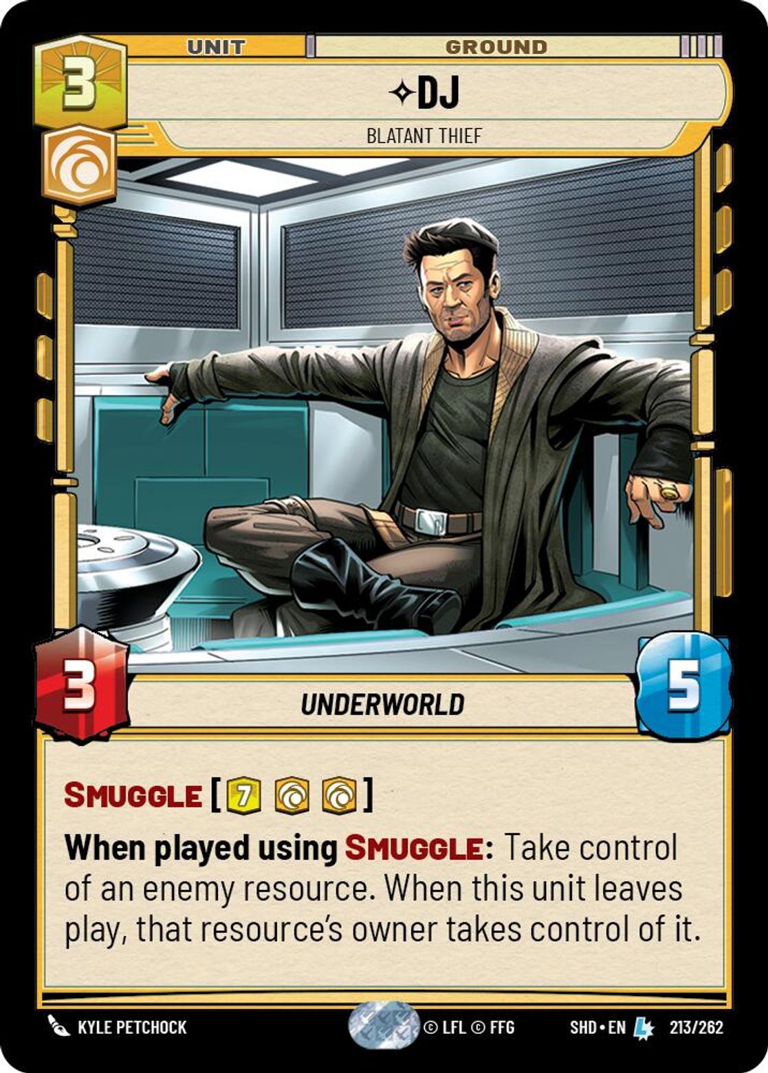 DJ, Blatant Thief card art