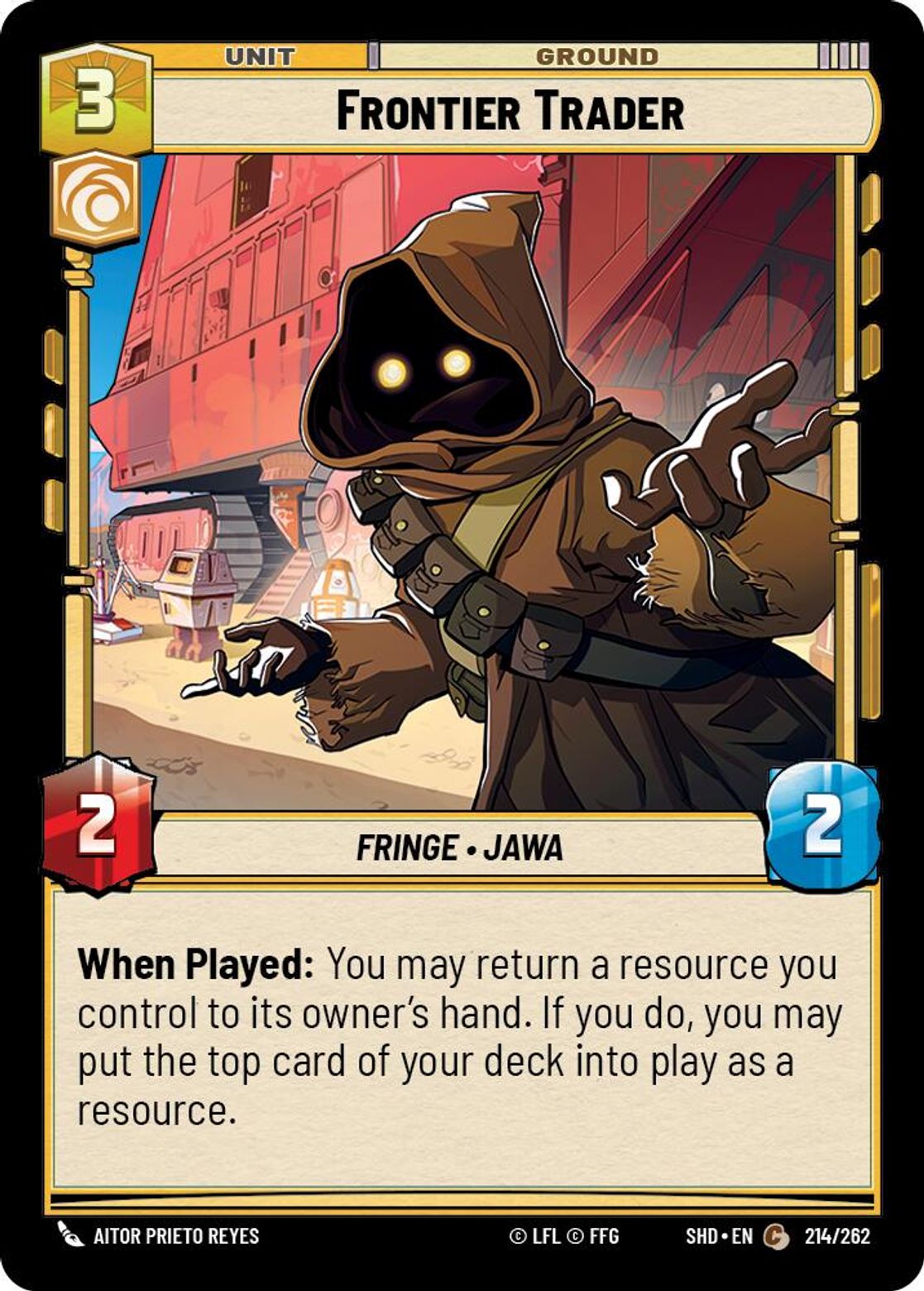Frontier Trader card art
