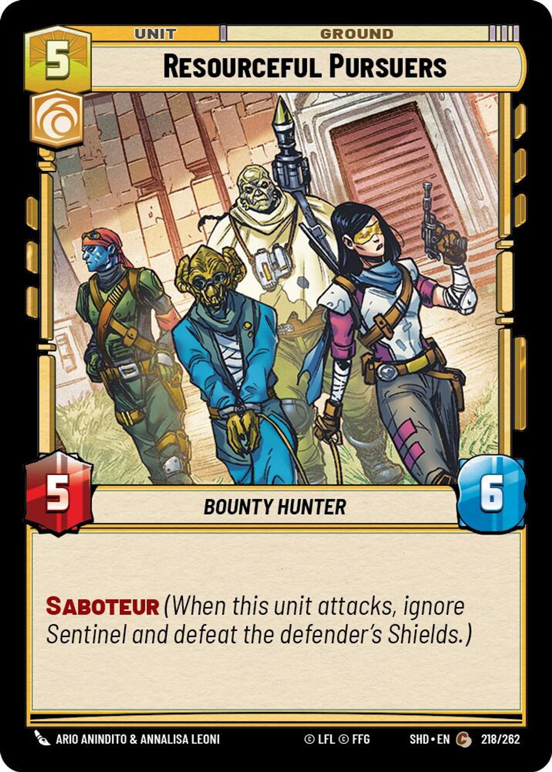 Resourceful Pursuers card art
