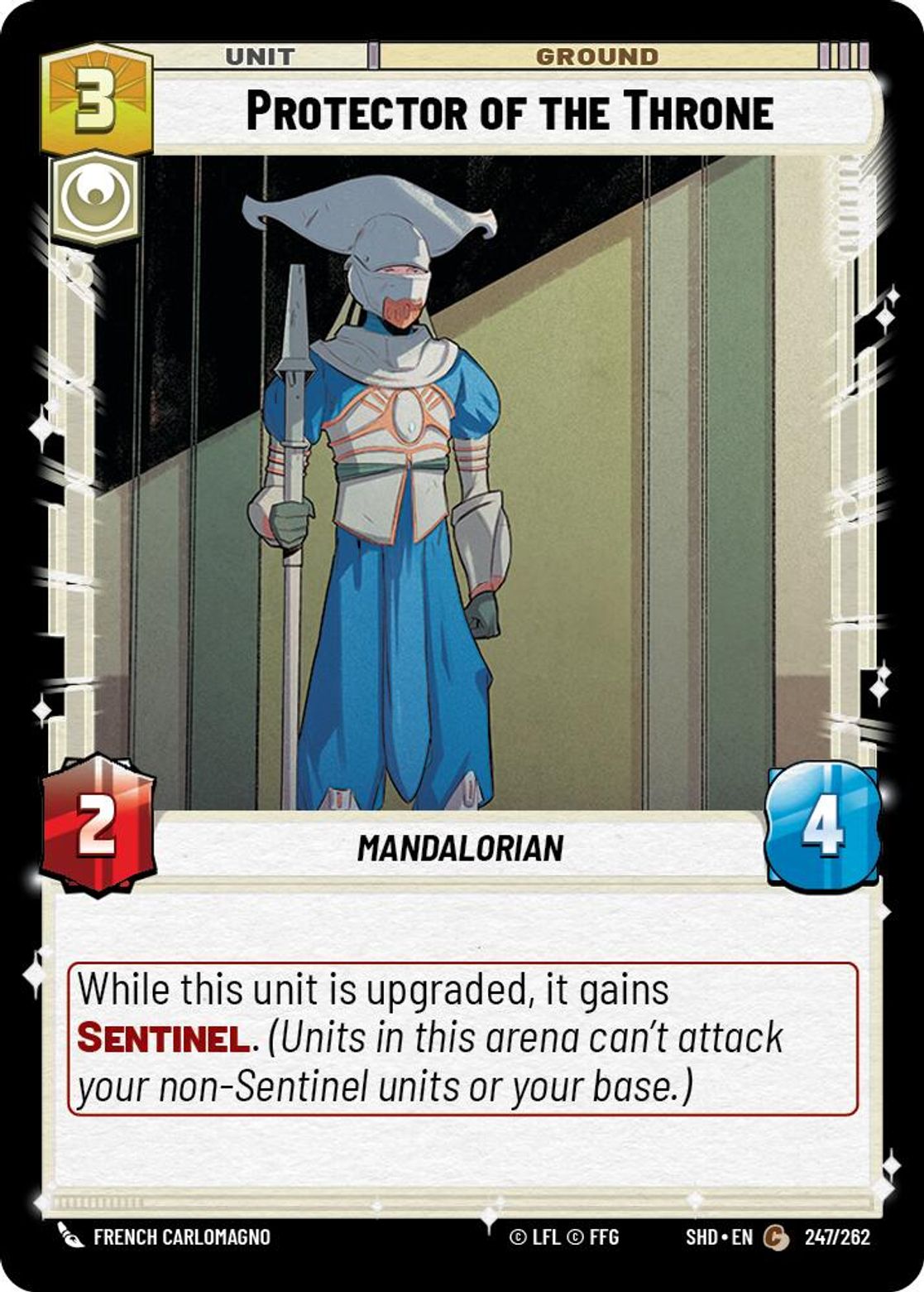 Protector of the Throne card art