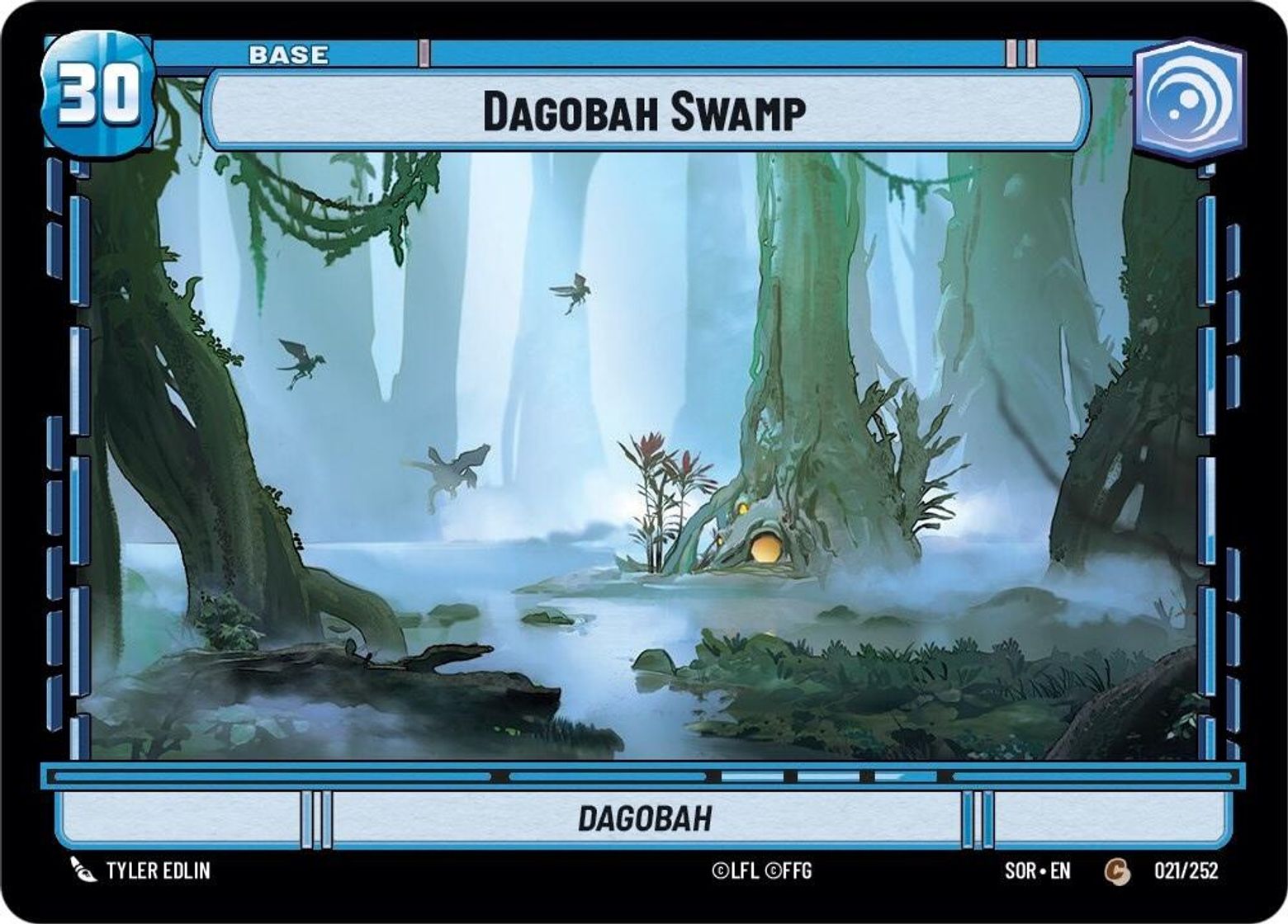 Dagobah Swamp card art