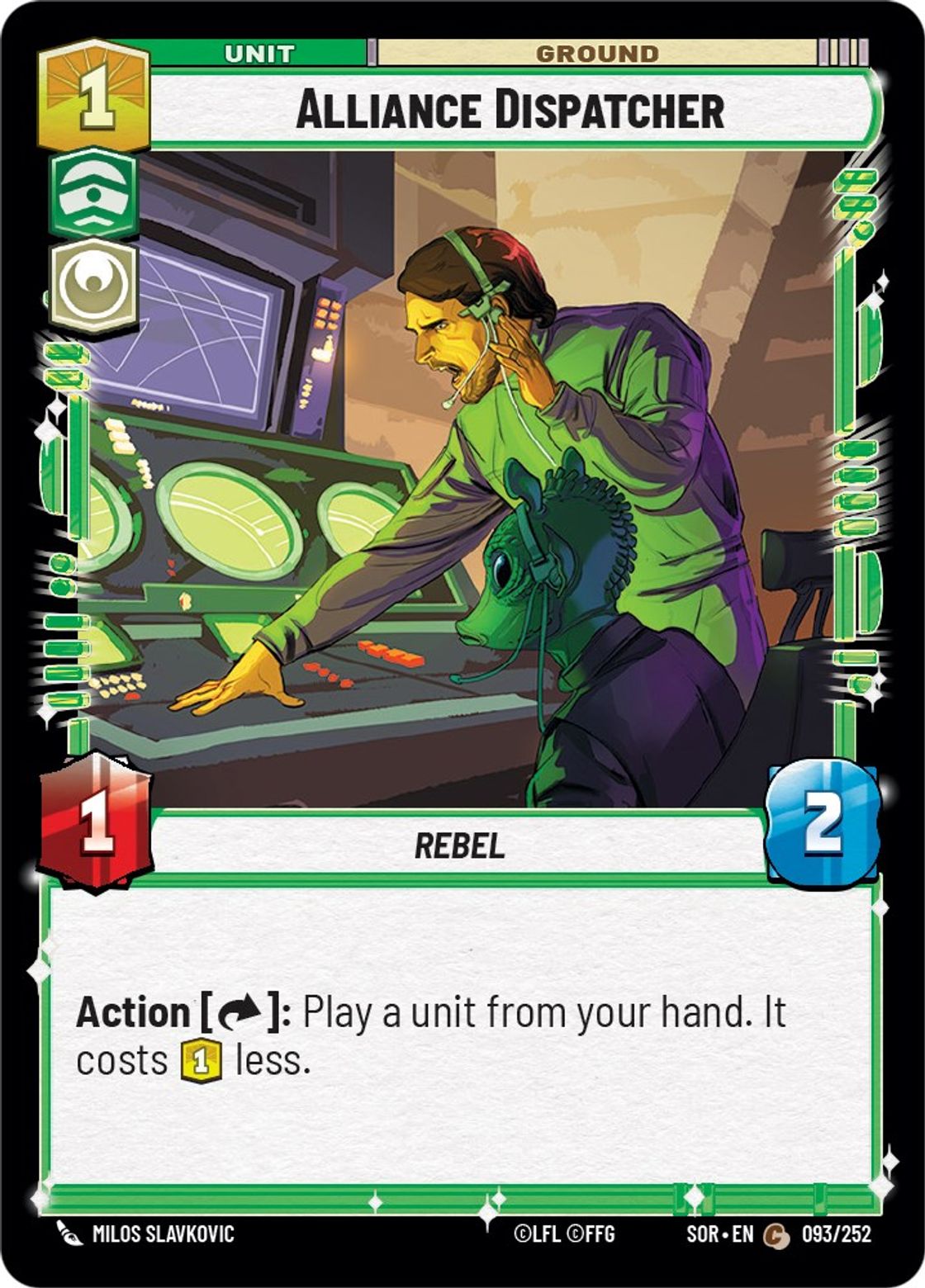 Alliance Dispatcher card art