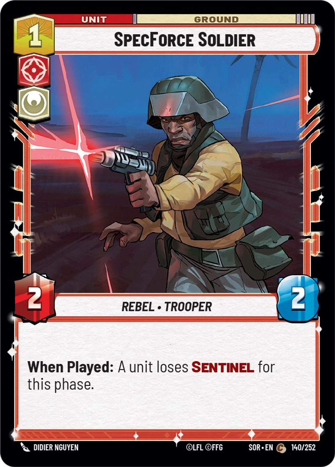 SpecForce Soldier card art