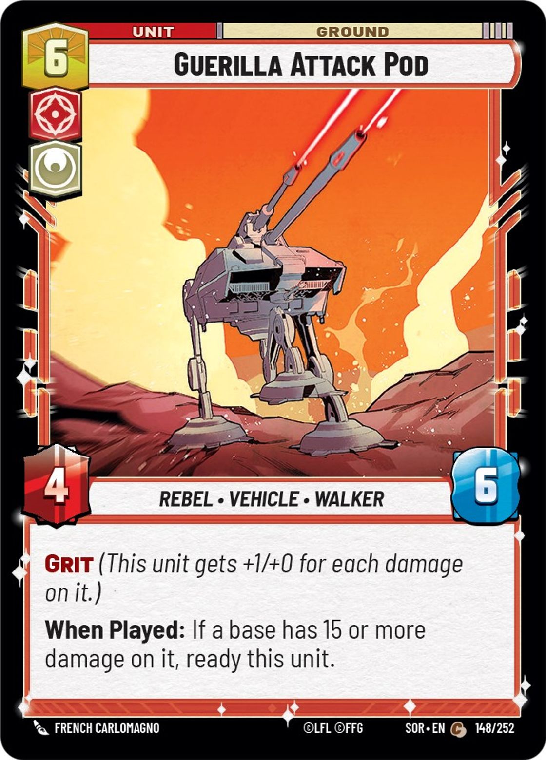 Guerilla Attack Pod card art