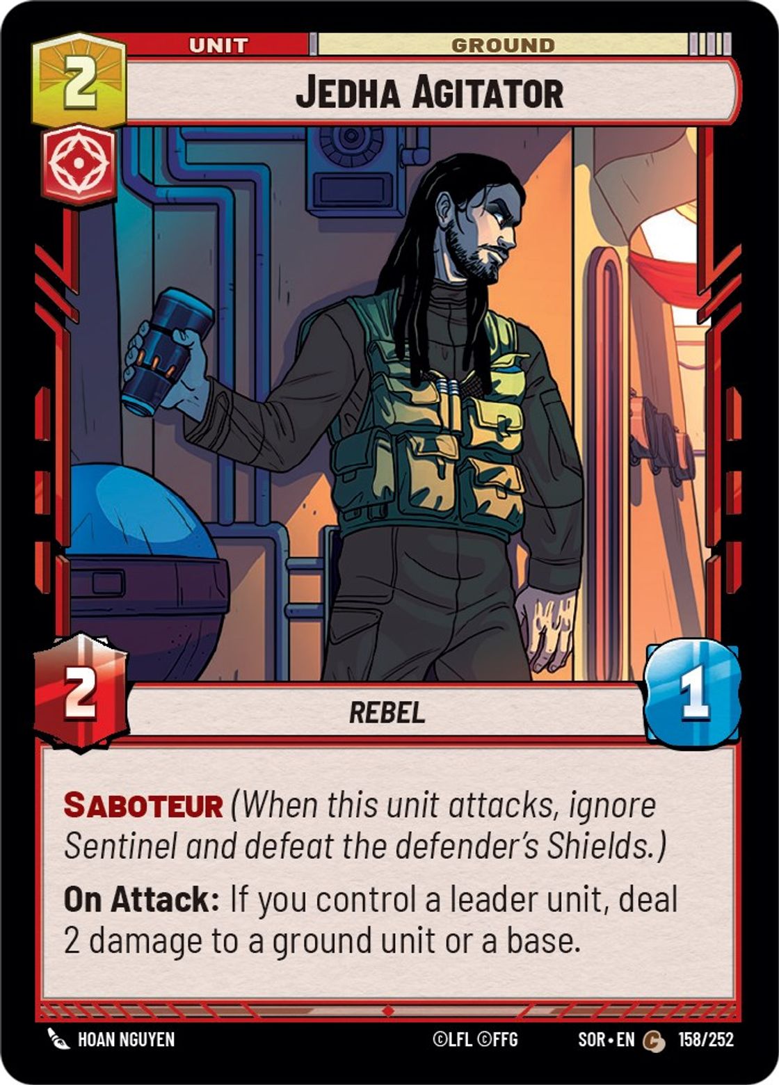 Jedha Agitator card art