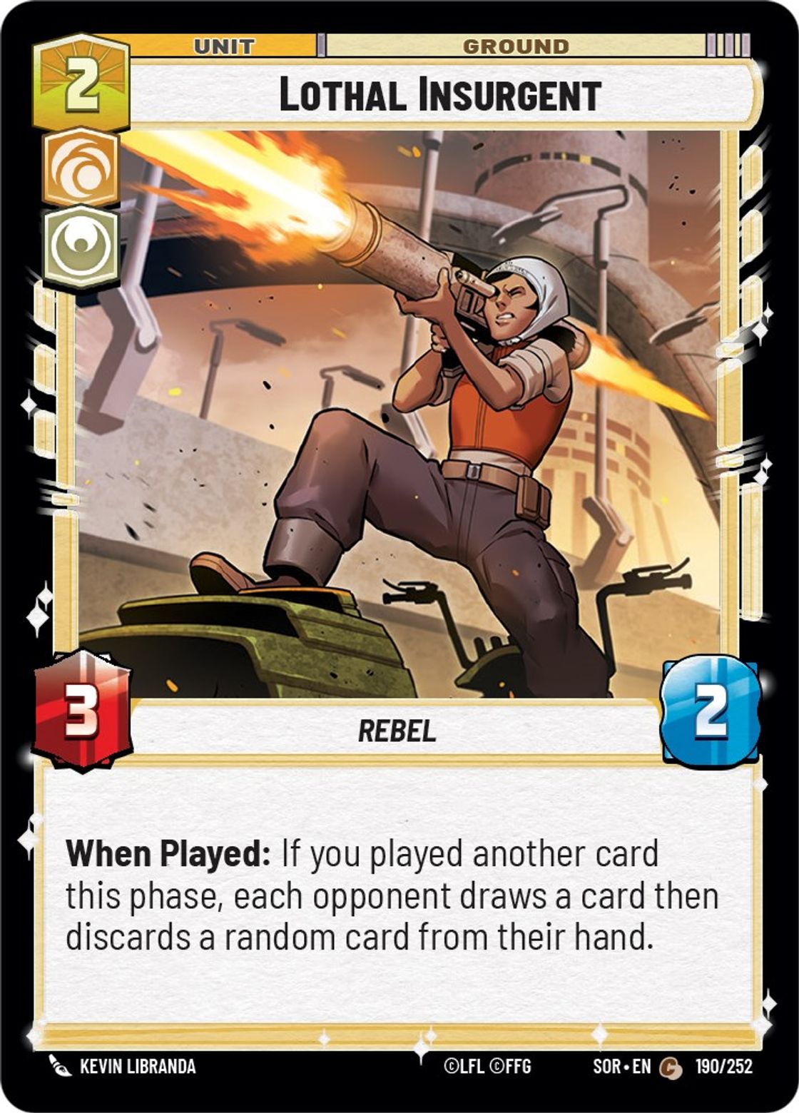 Lothal Insurgent card art