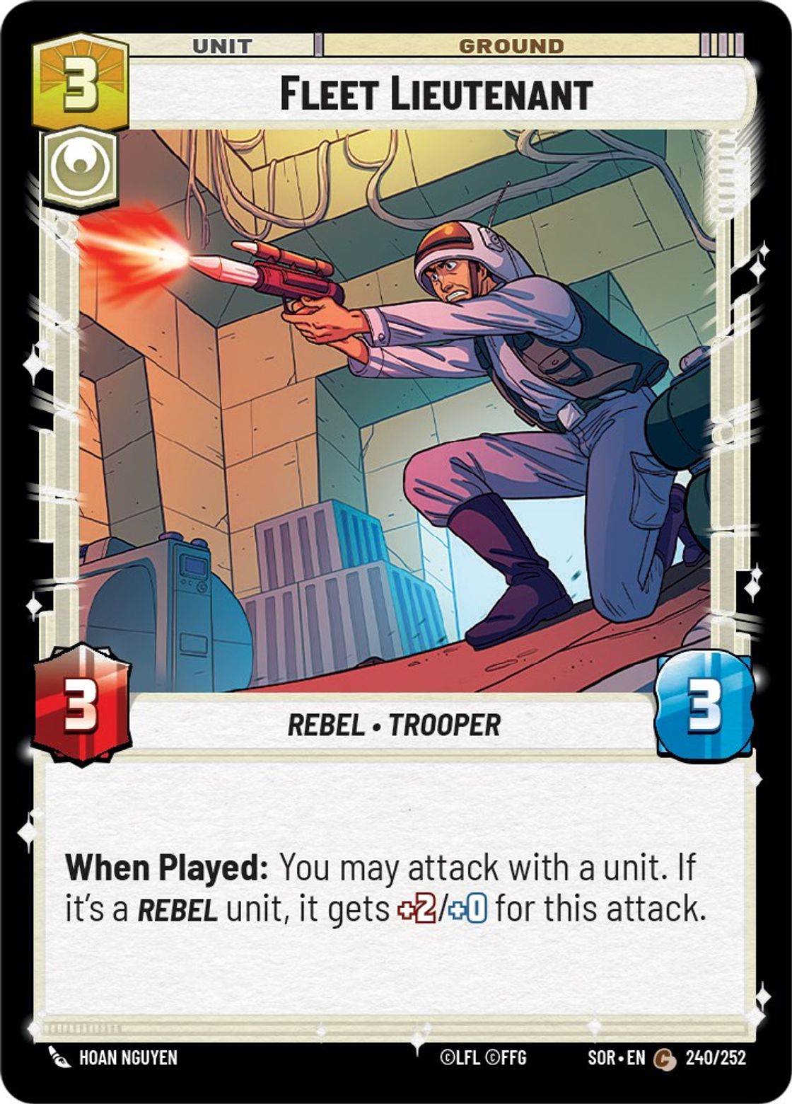 Fleet Lieutenant card art