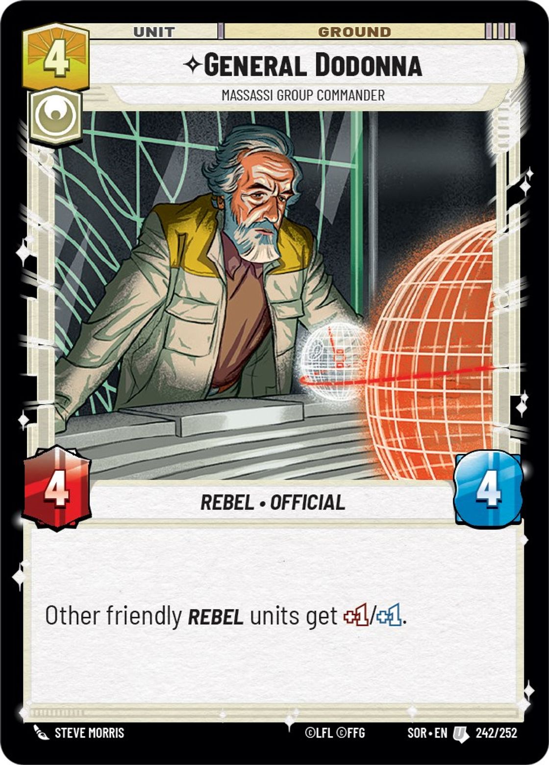 General Dodonna, Massassi Group Commander card art